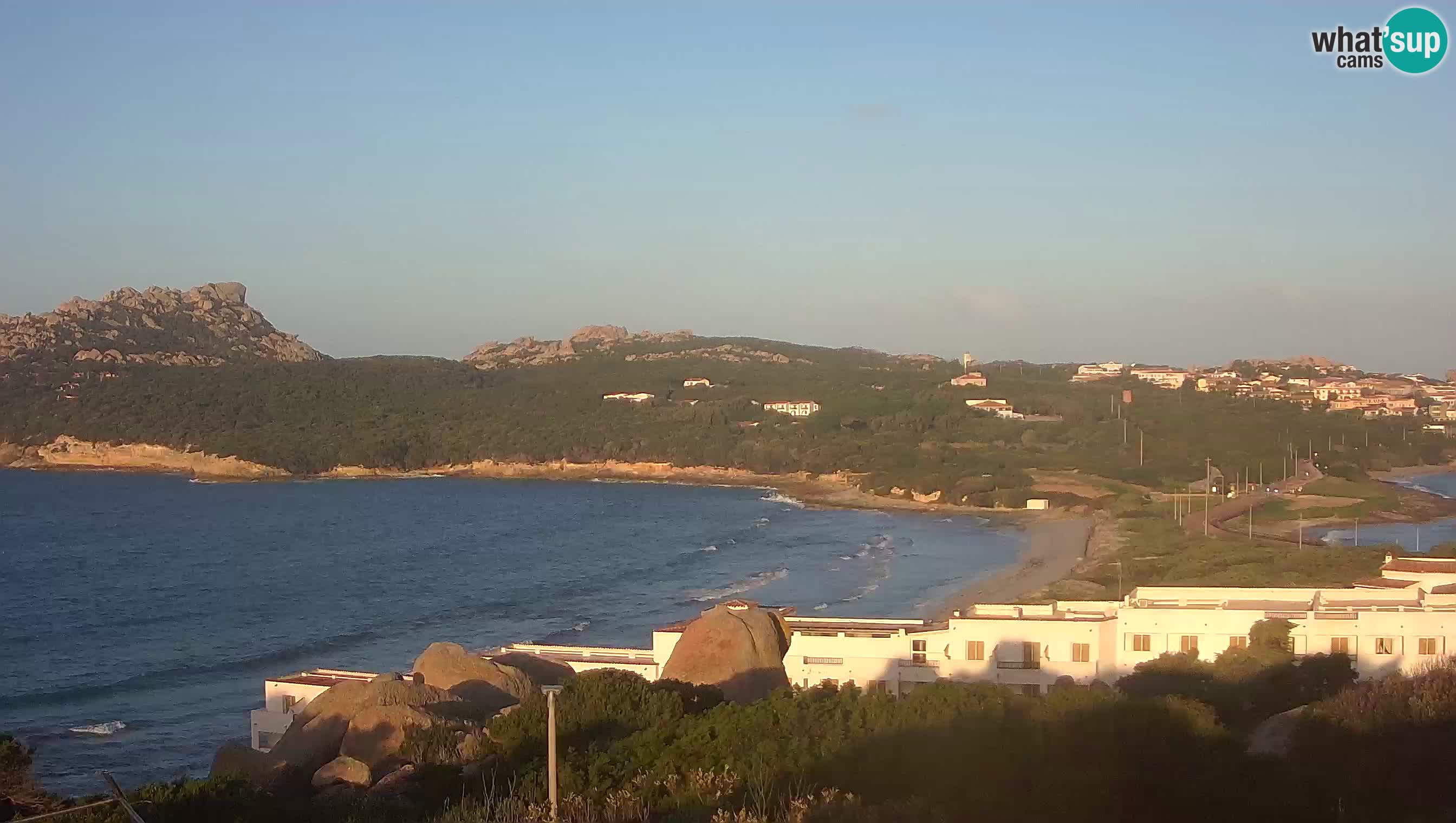 Live Webcam Capo Testa der Strand von 2 Meer – Santa Teresa Gallura – livecam Sardinien