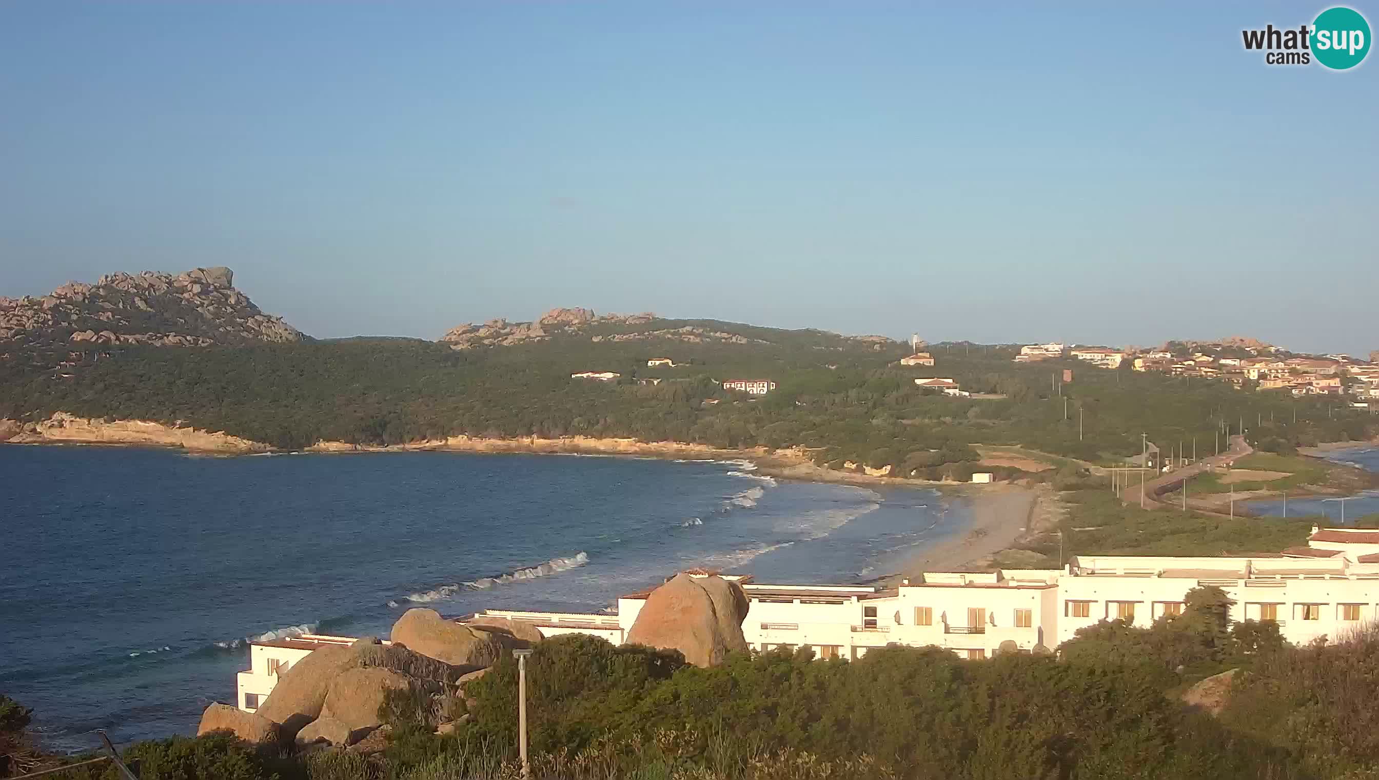 Webcam en vivo Capo Testa la playa de 2 mar – Santa Teresa Gallura – livecam Sardinia