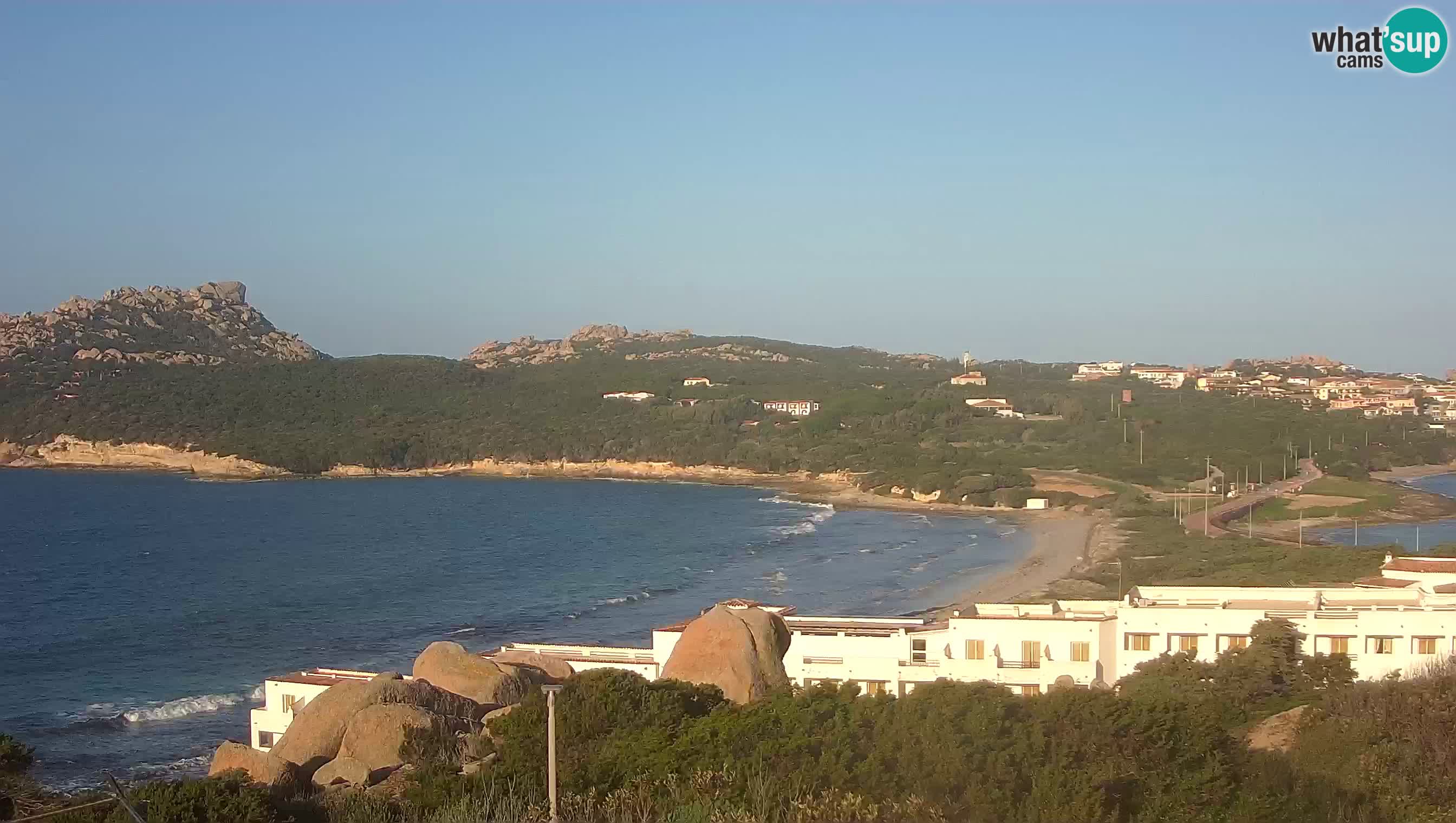 Live Webcam Capo Testa the beach of 2 sea – Santa Teresa Gallura – livecam Sardinia