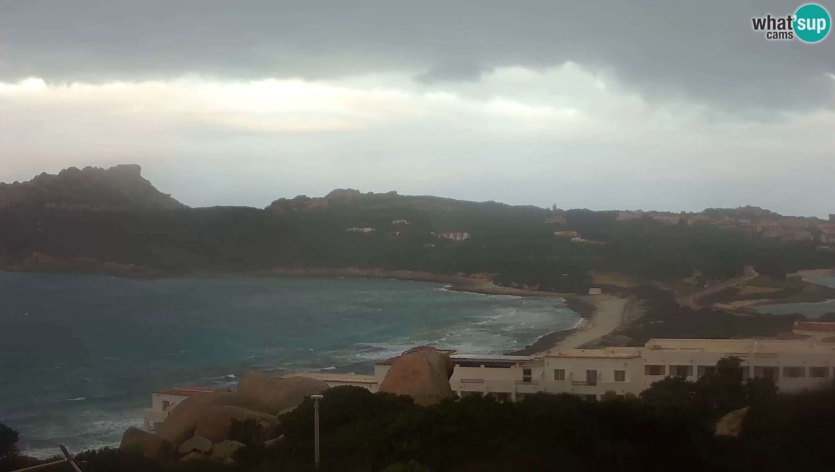 Spletna kamera v živo Capo Testa plaža dveh morij – Santa Teresa Gallura – Sardinija