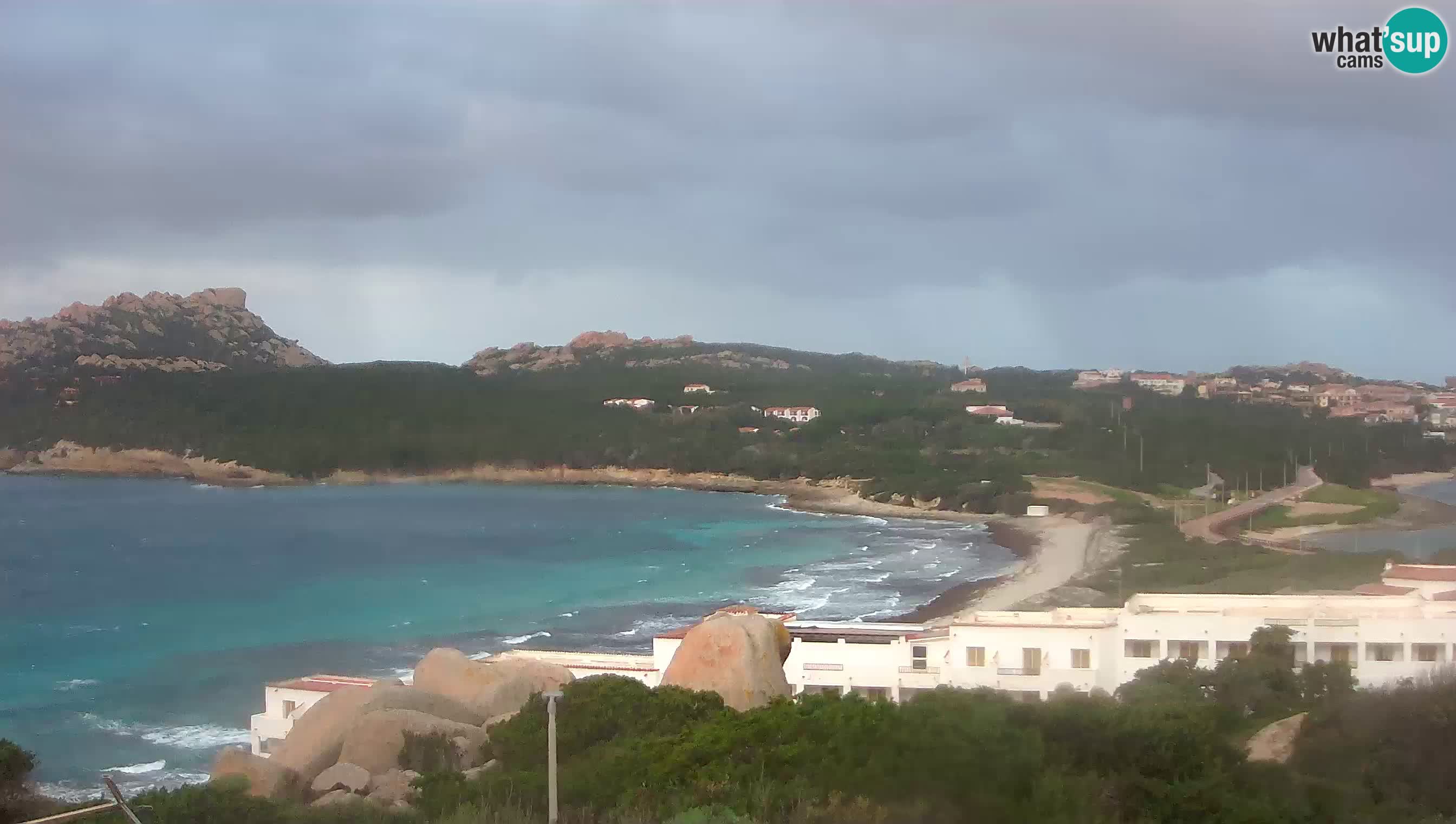 Live Webcam Capo Testa la plage de 2 mer – Santa Teresa Gallura – livecam Sardaigne