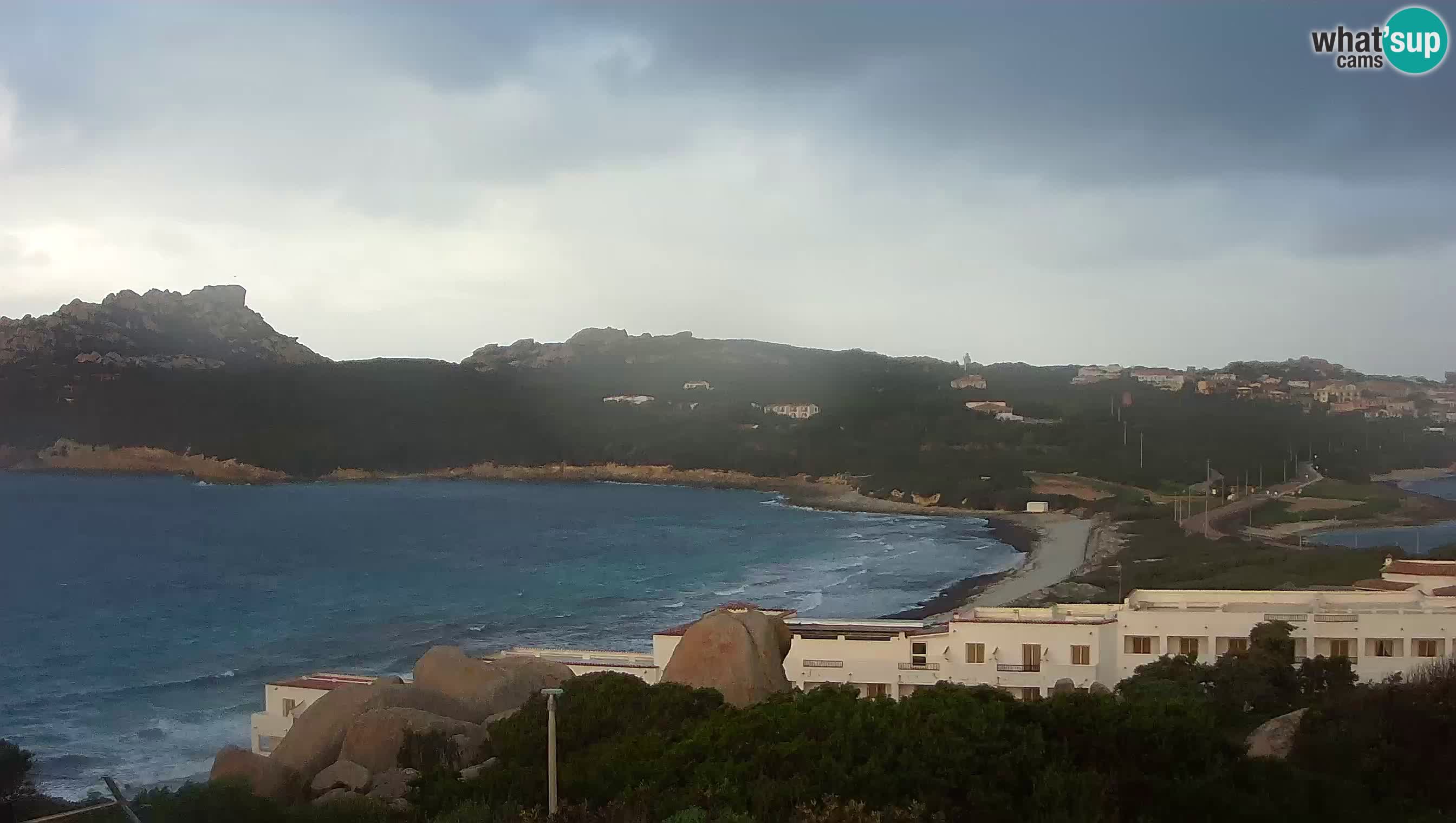 Live Webcam Capo Testa der Strand von 2 Meer – Santa Teresa Gallura – livecam Sardinien