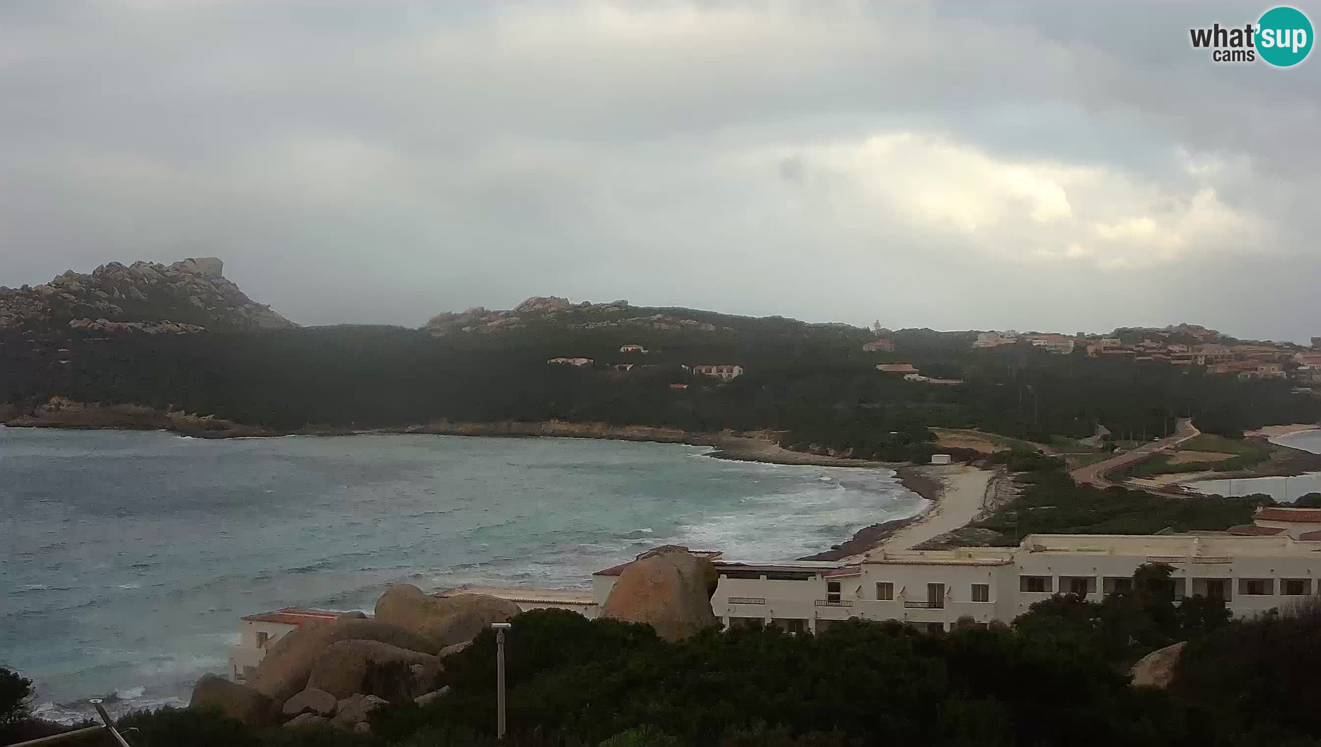 Spletna kamera v živo Capo Testa plaža dveh morij – Santa Teresa Gallura – Sardinija