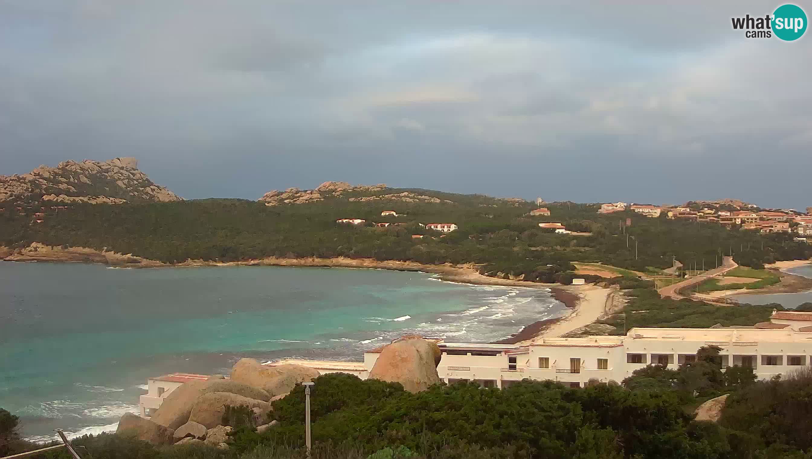 Live Webcam Capo Testa der Strand von 2 Meer – Santa Teresa Gallura – livecam Sardinien