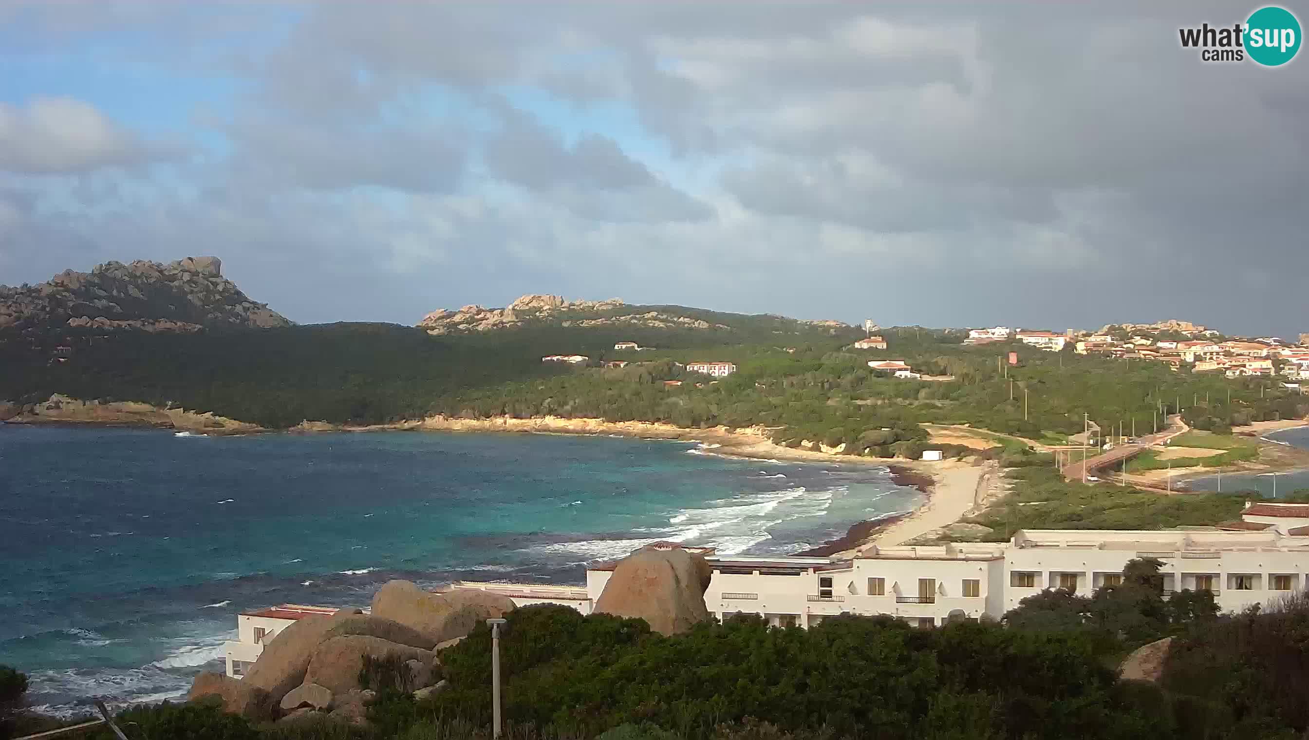 Live Webcam Capo Testa la plage de 2 mer – Santa Teresa Gallura – livecam Sardaigne