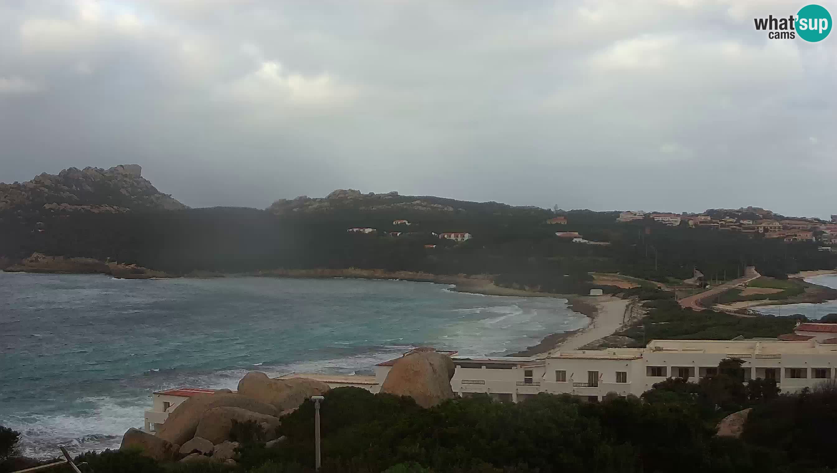 Live Webcam Capo Testa der Strand von 2 Meer – Santa Teresa Gallura – livecam Sardinien