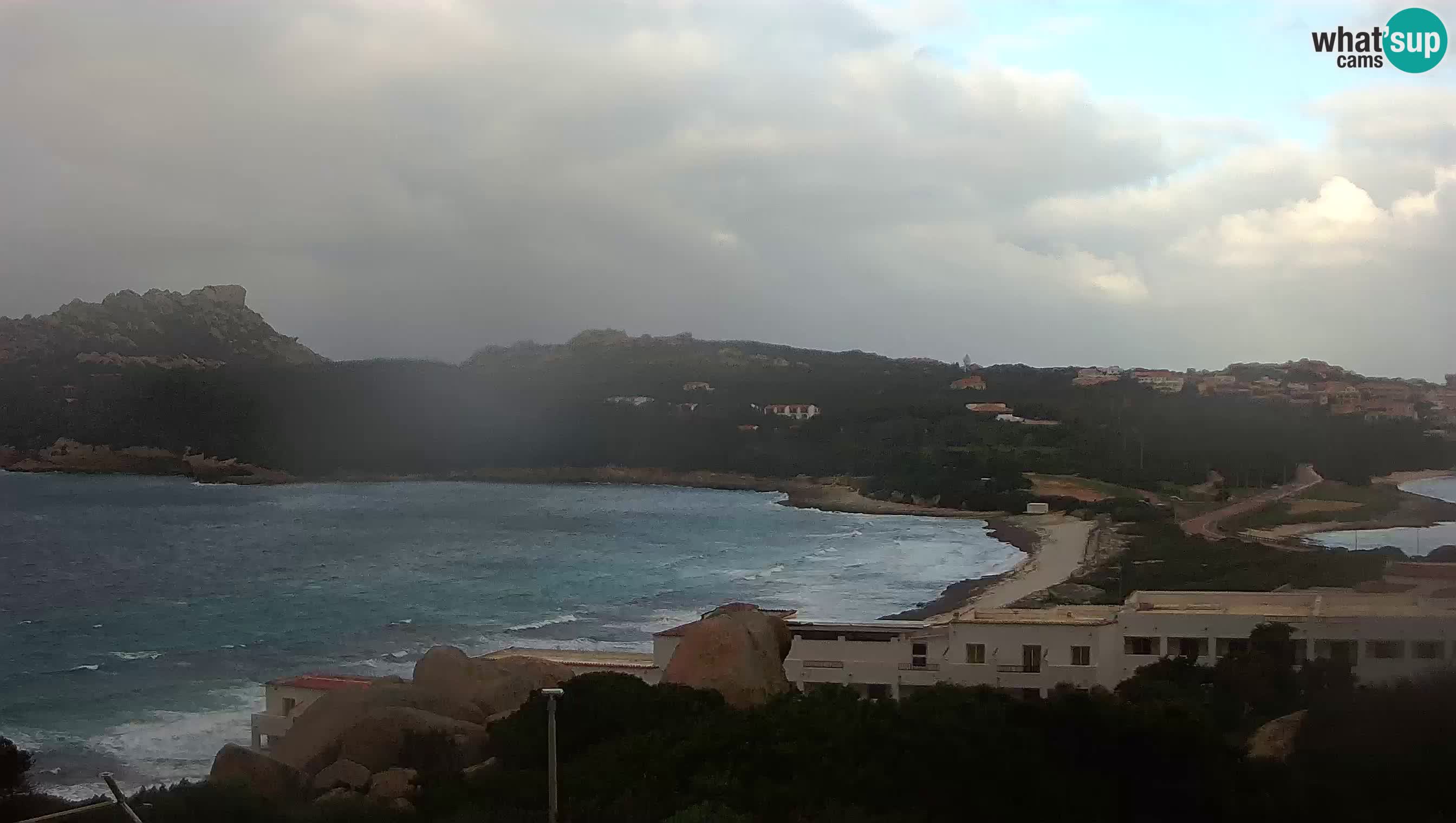 Live Webcam Capo Testa der Strand von 2 Meer – Santa Teresa Gallura – livecam Sardinien