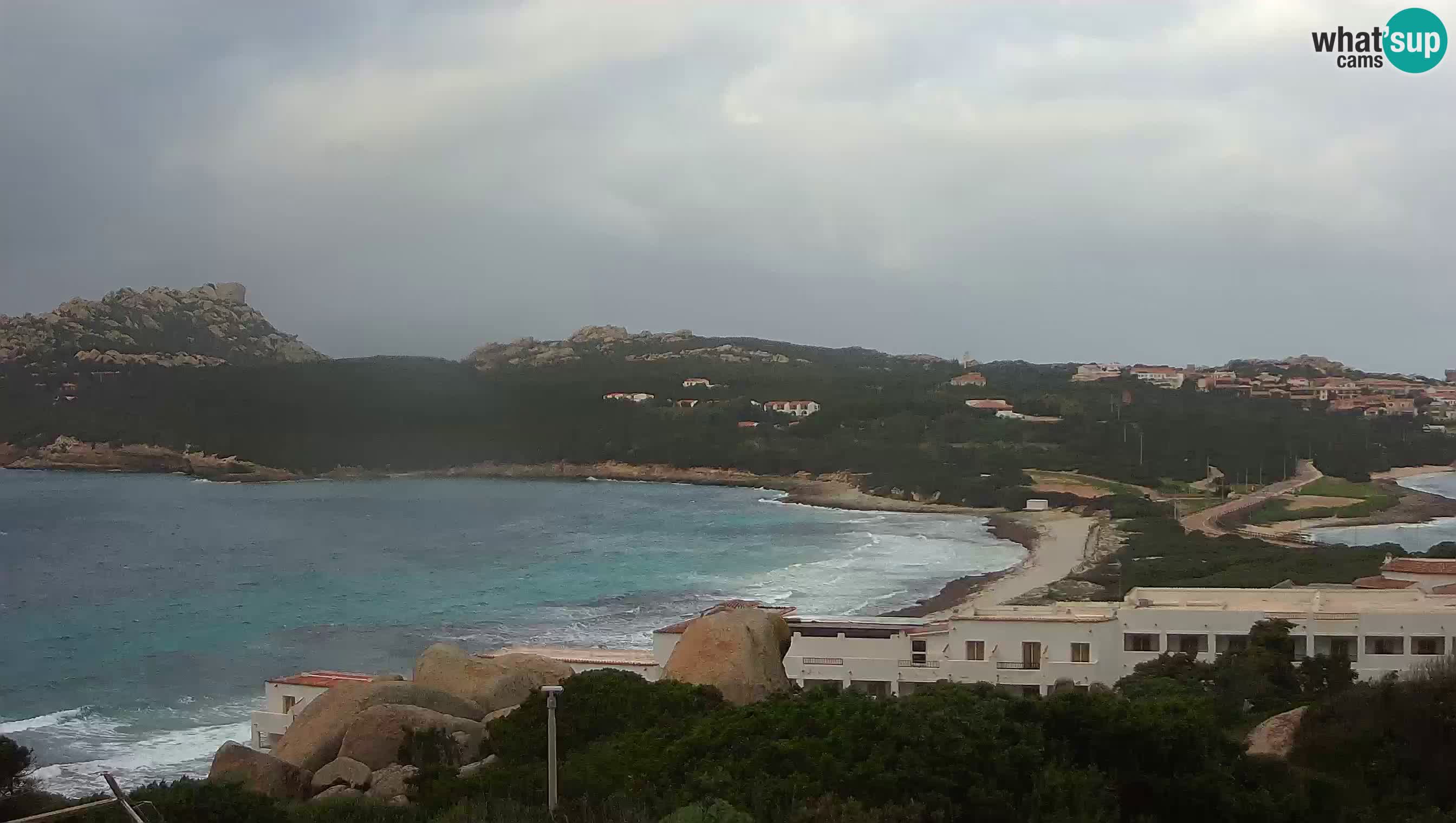 Webcam en vivo Capo Testa la playa de 2 mar – Santa Teresa Gallura – livecam Sardinia