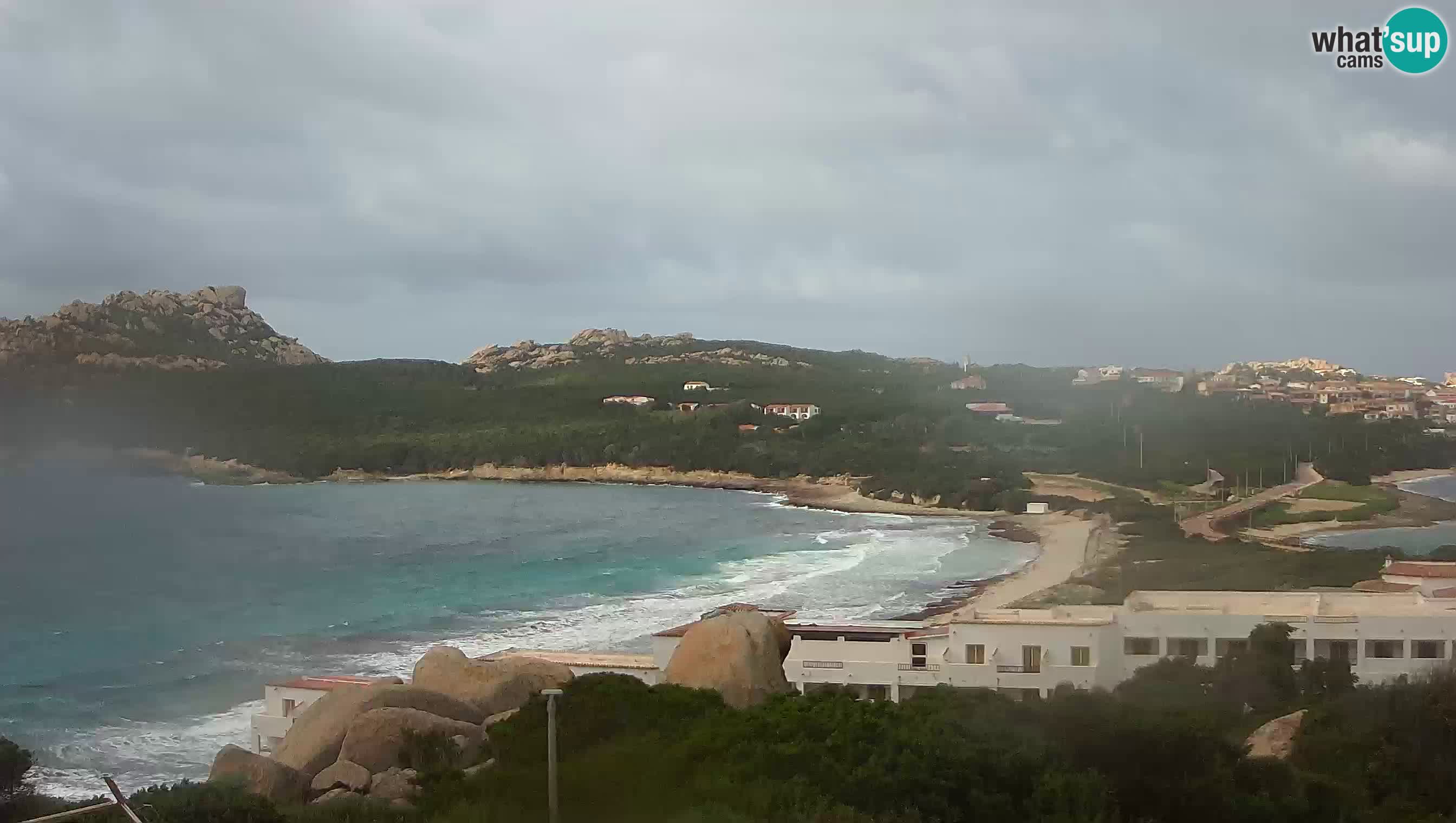 Live Webcam Capo Testa der Strand von 2 Meer – Santa Teresa Gallura – livecam Sardinien