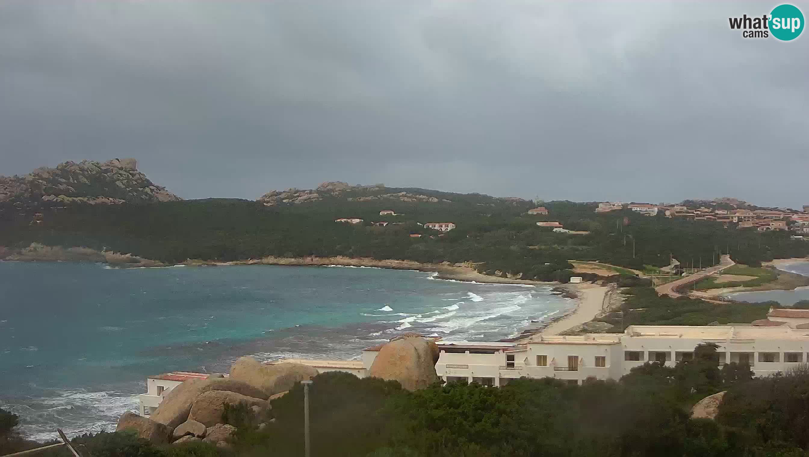 Live Webcam Capo Testa der Strand von 2 Meer – Santa Teresa Gallura – livecam Sardinien