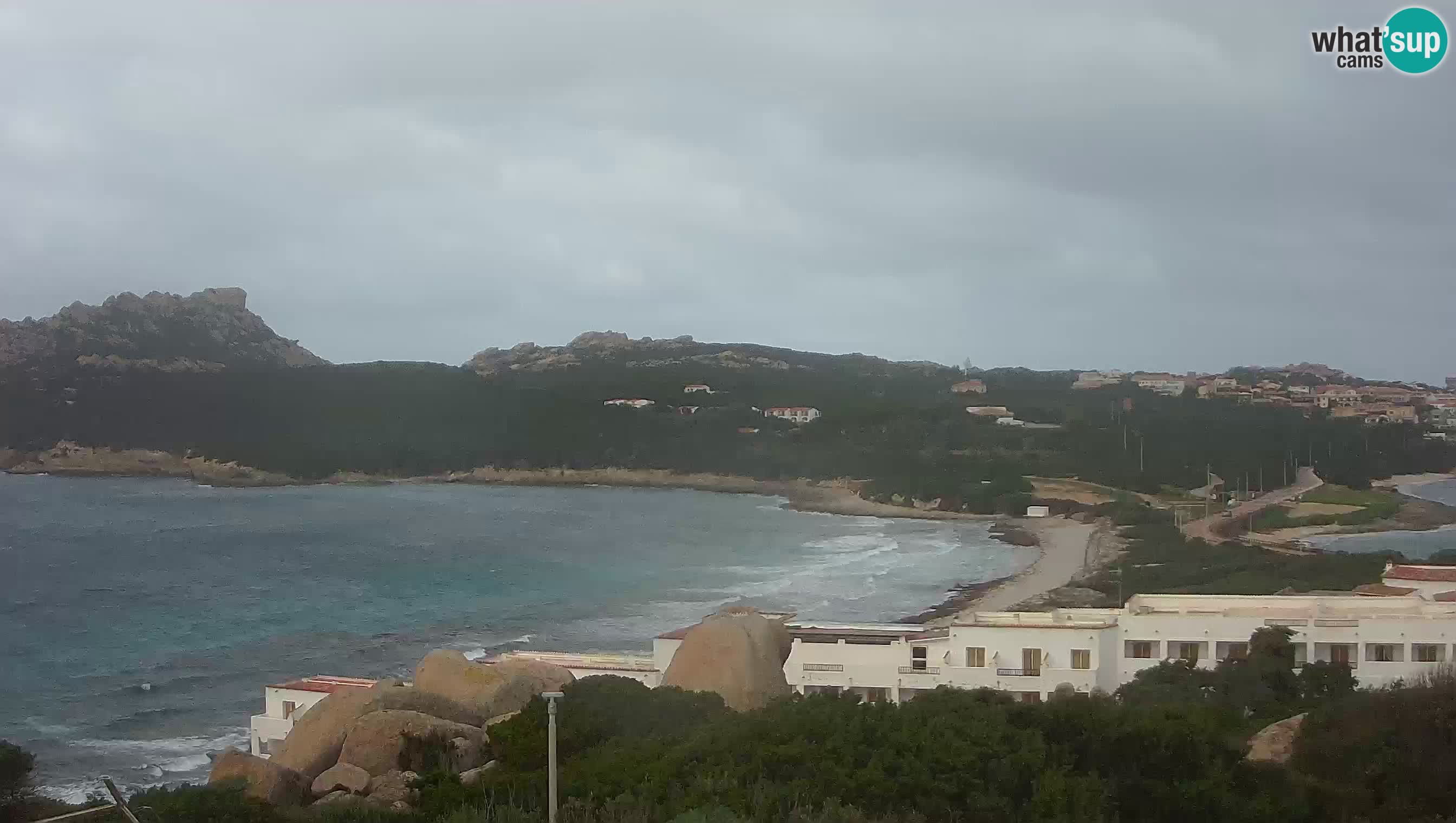 Live Webcam Capo Testa der Strand von 2 Meer – Santa Teresa Gallura – livecam Sardinien