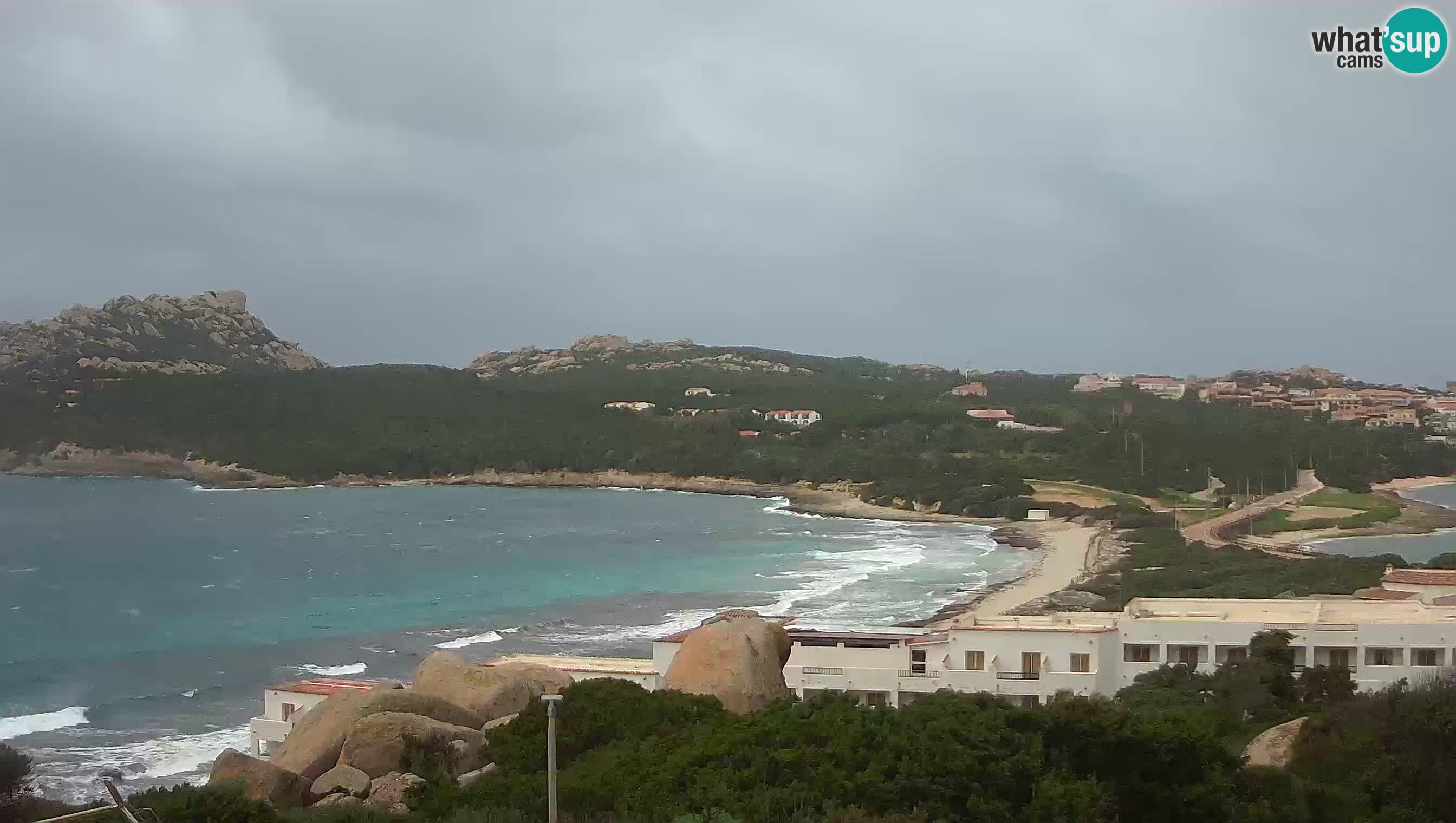 Spletna kamera v živo Capo Testa plaža dveh morij – Santa Teresa Gallura – Sardinija