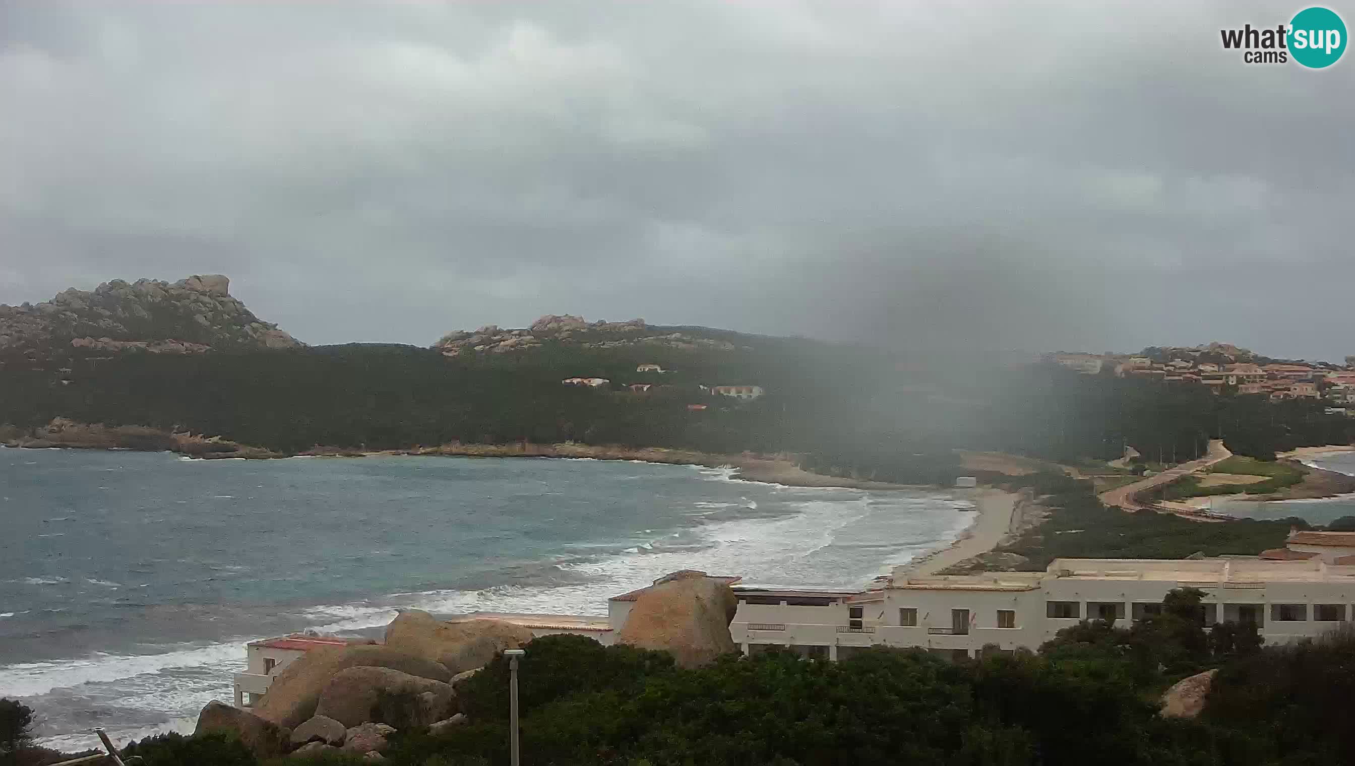 Live Webcam Capo Testa der Strand von 2 Meer – Santa Teresa Gallura – livecam Sardinien