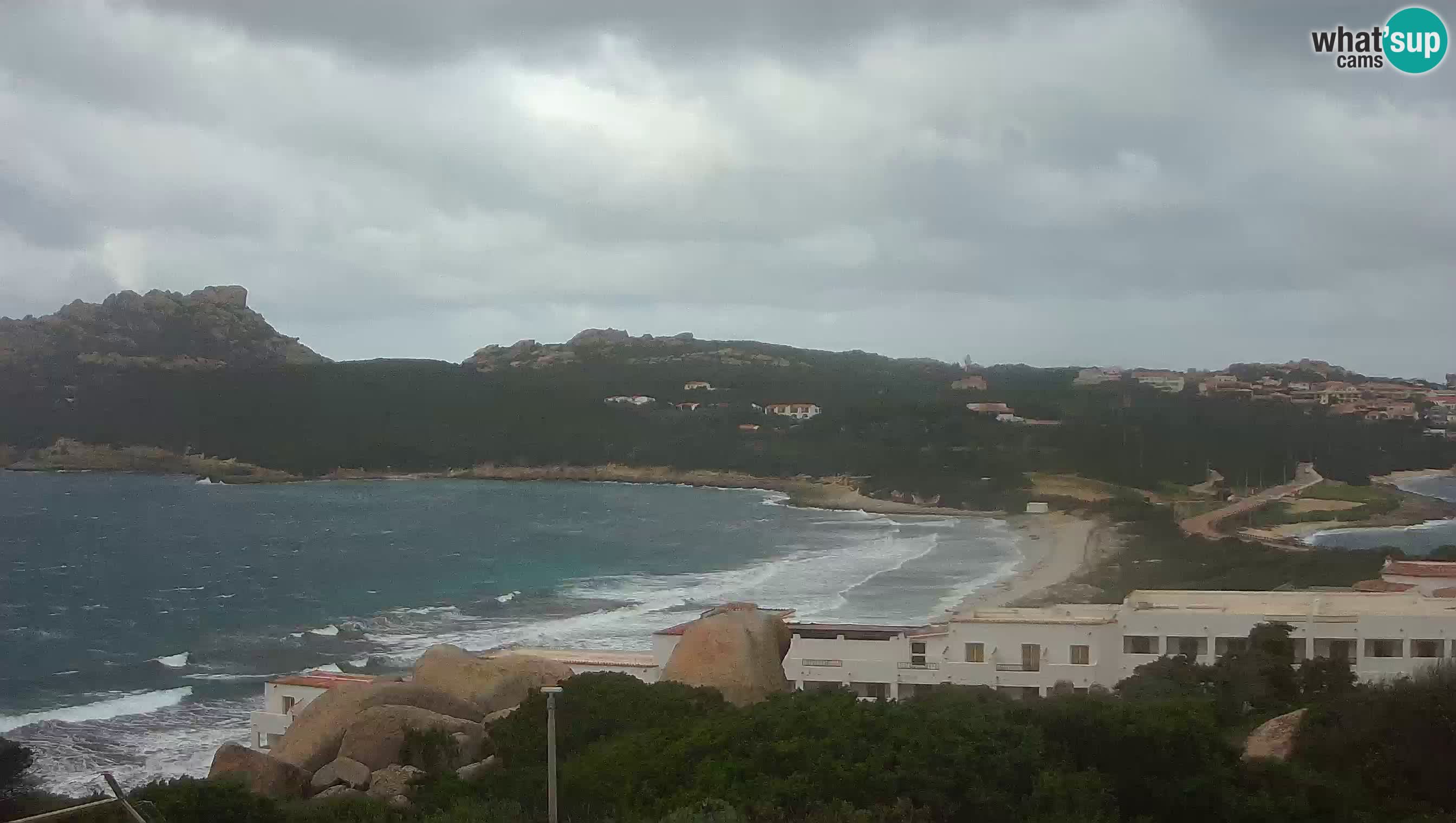 Live Webcam Capo Testa der Strand von 2 Meer – Santa Teresa Gallura – livecam Sardinien