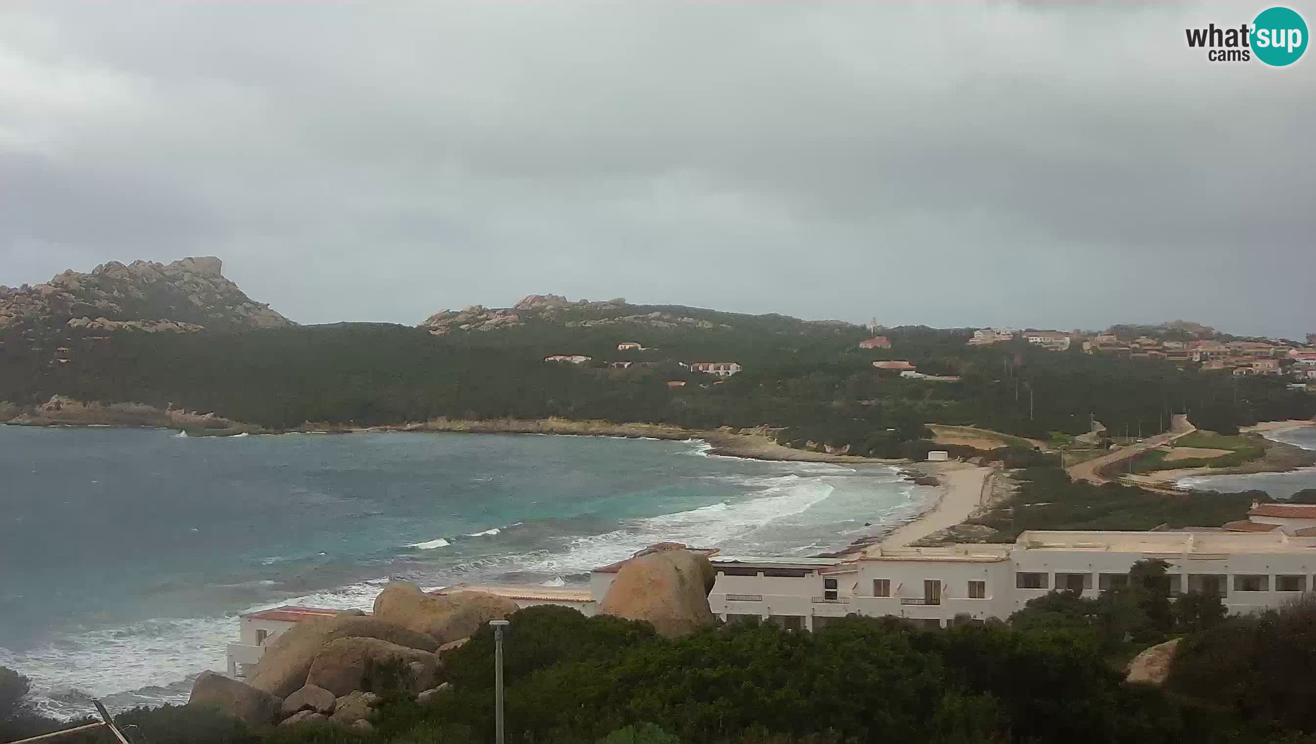 Spletna kamera v živo Capo Testa plaža dveh morij – Santa Teresa Gallura – Sardinija