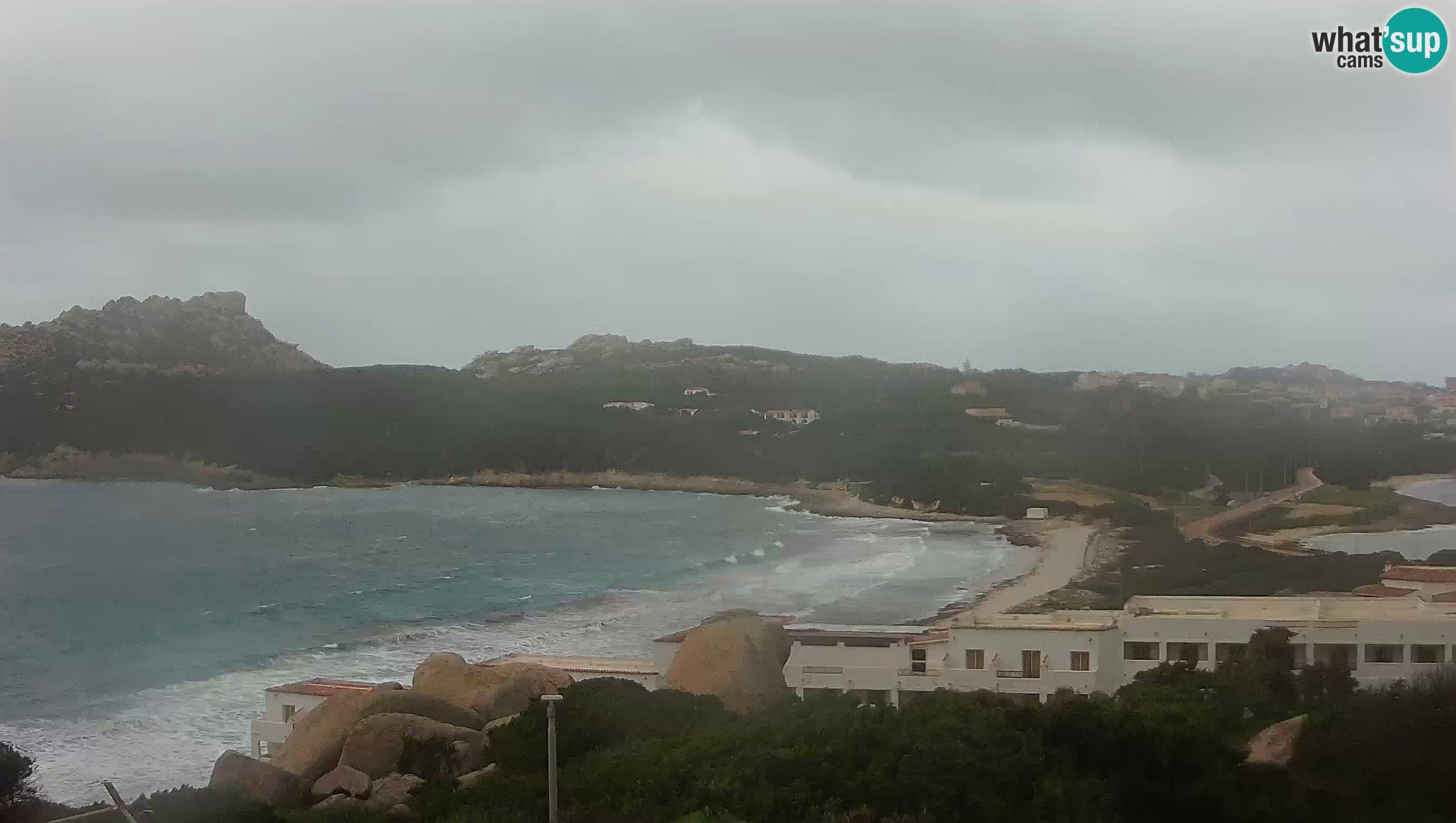 Spletna kamera v živo Capo Testa plaža dveh morij – Santa Teresa Gallura – Sardinija