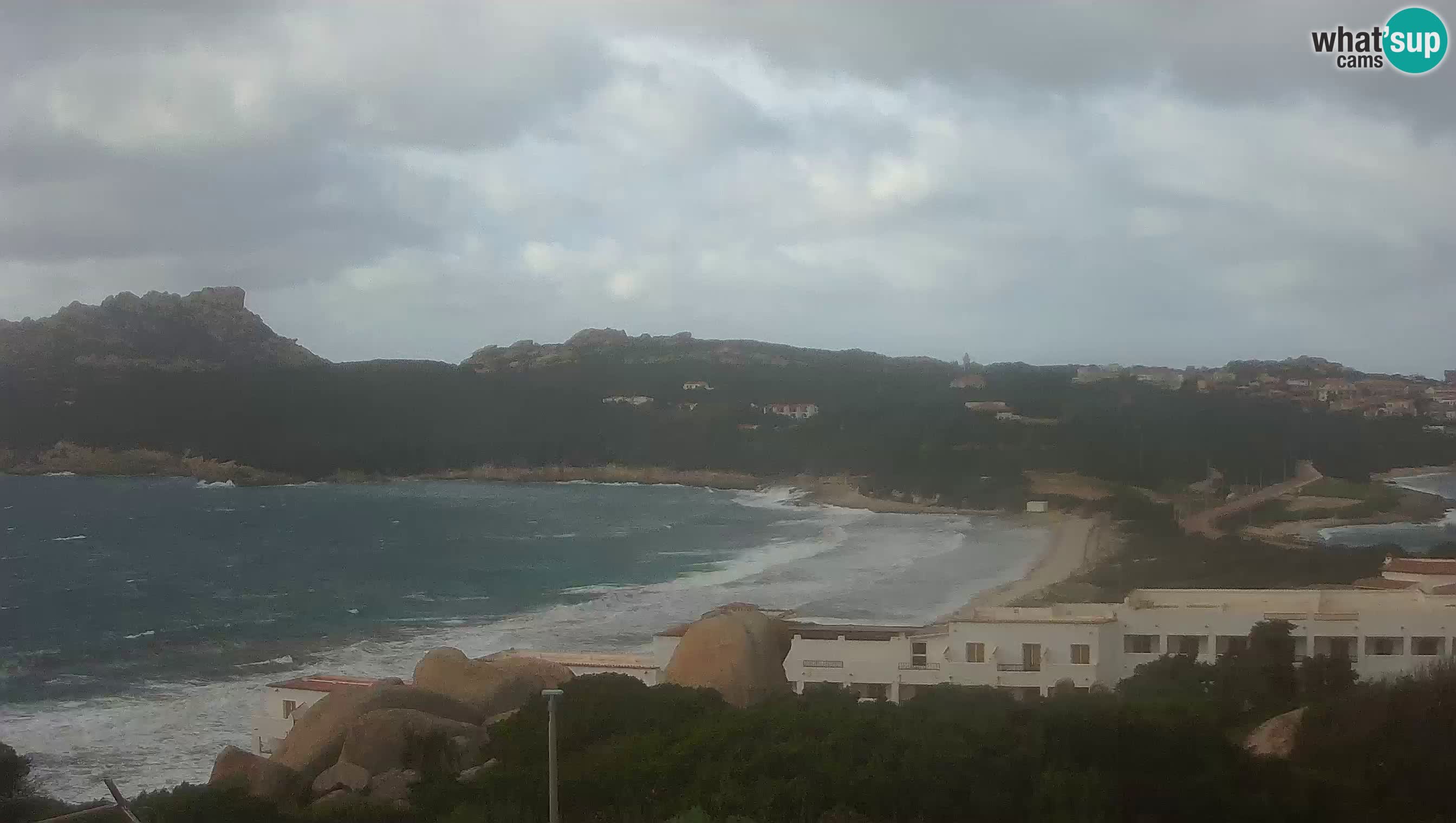 Spletna kamera v živo Capo Testa plaža dveh morij – Santa Teresa Gallura – Sardinija