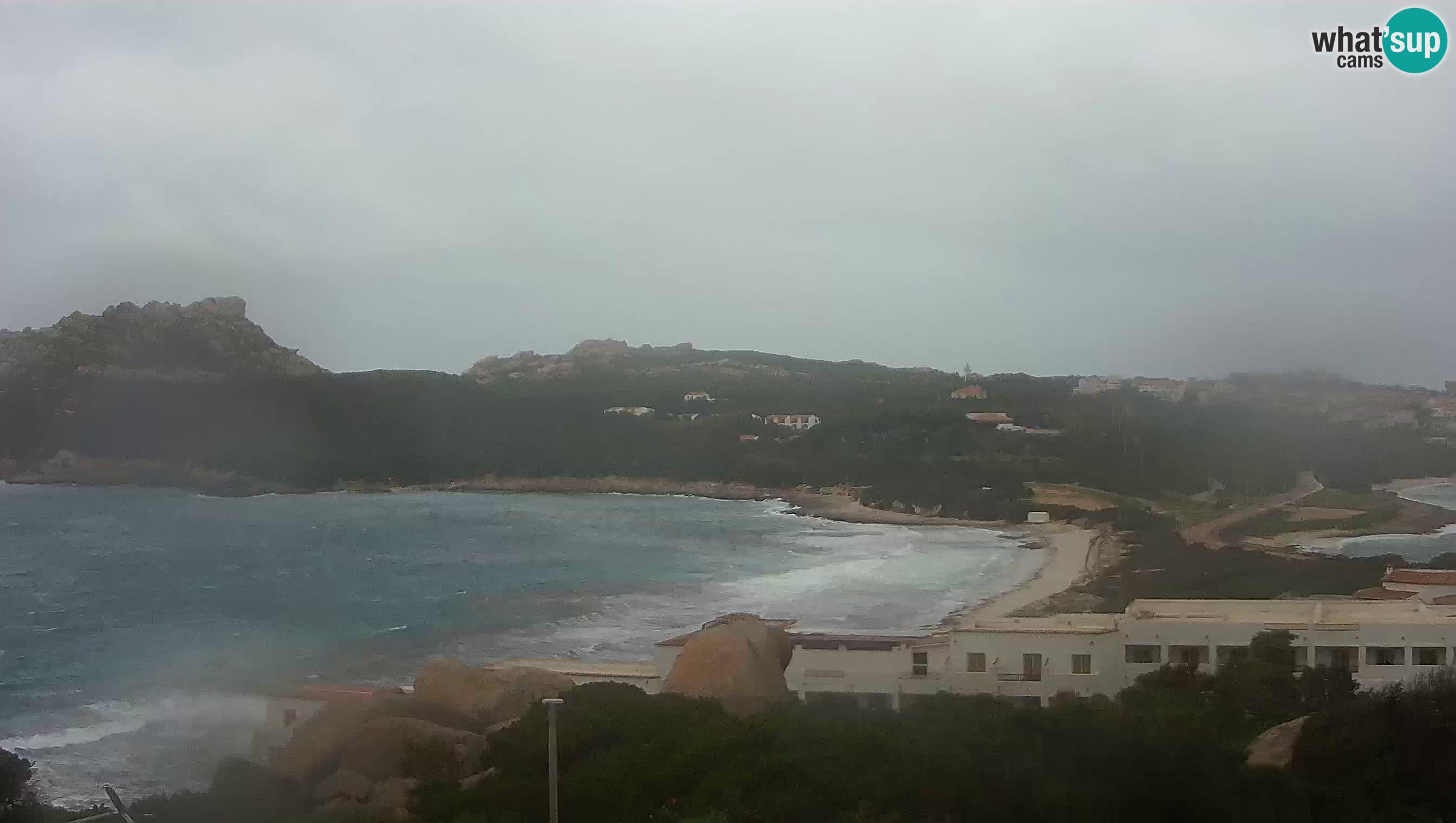 Spletna kamera v živo Capo Testa plaža dveh morij – Santa Teresa Gallura – Sardinija