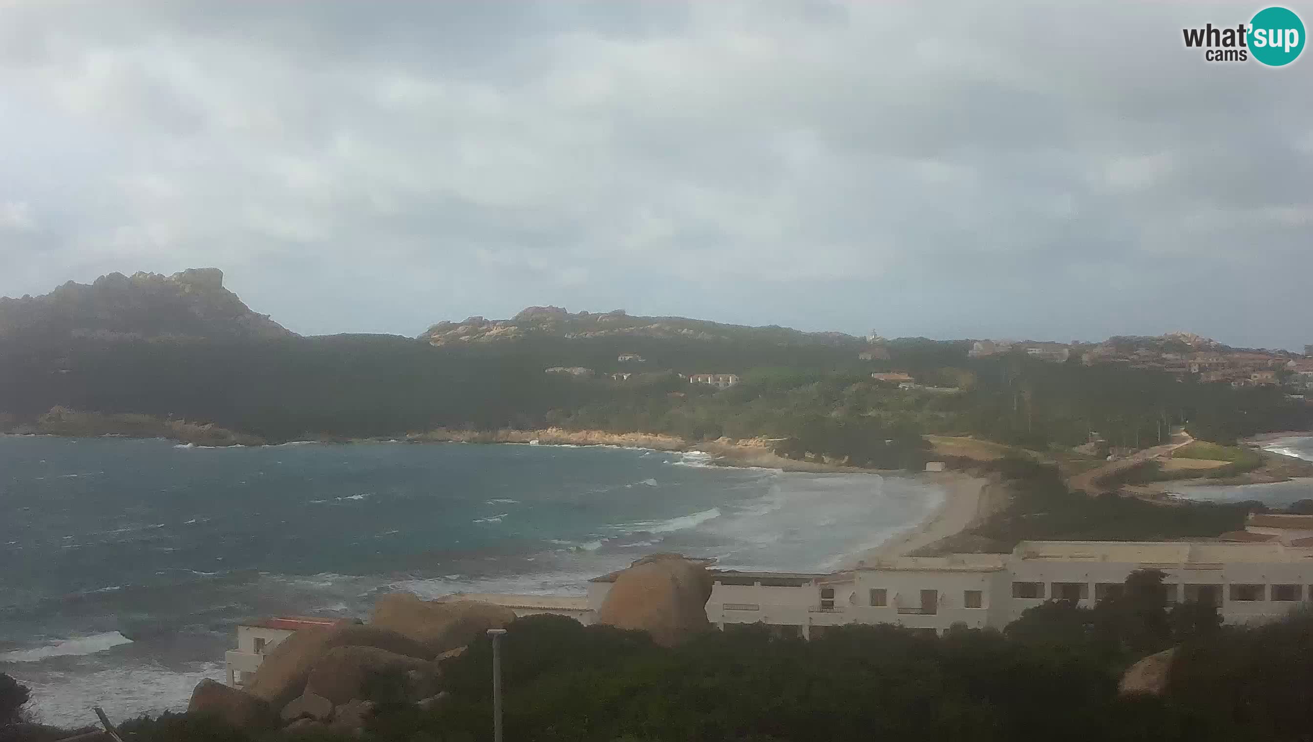 Spletna kamera v živo Capo Testa plaža dveh morij – Santa Teresa Gallura – Sardinija