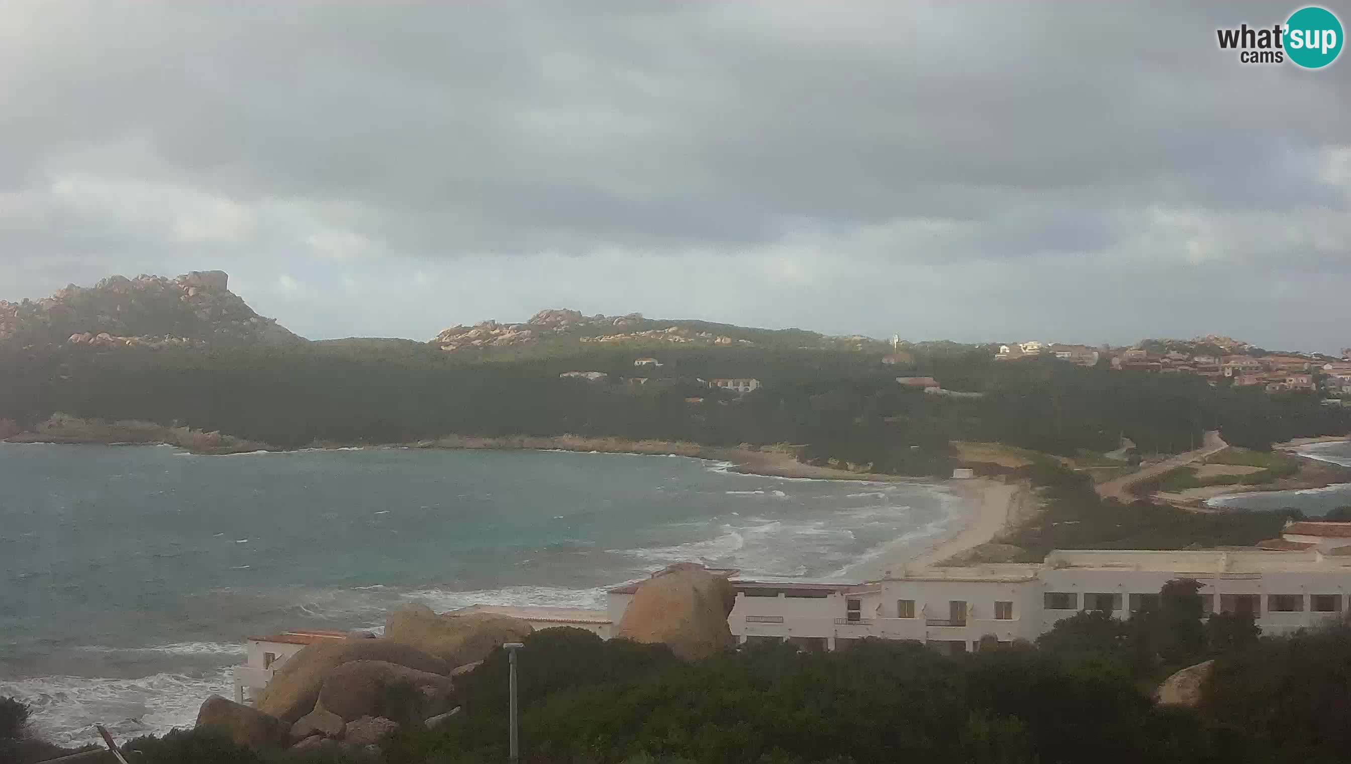 Live Webcam Capo Testa der Strand von 2 Meer – Santa Teresa Gallura – livecam Sardinien