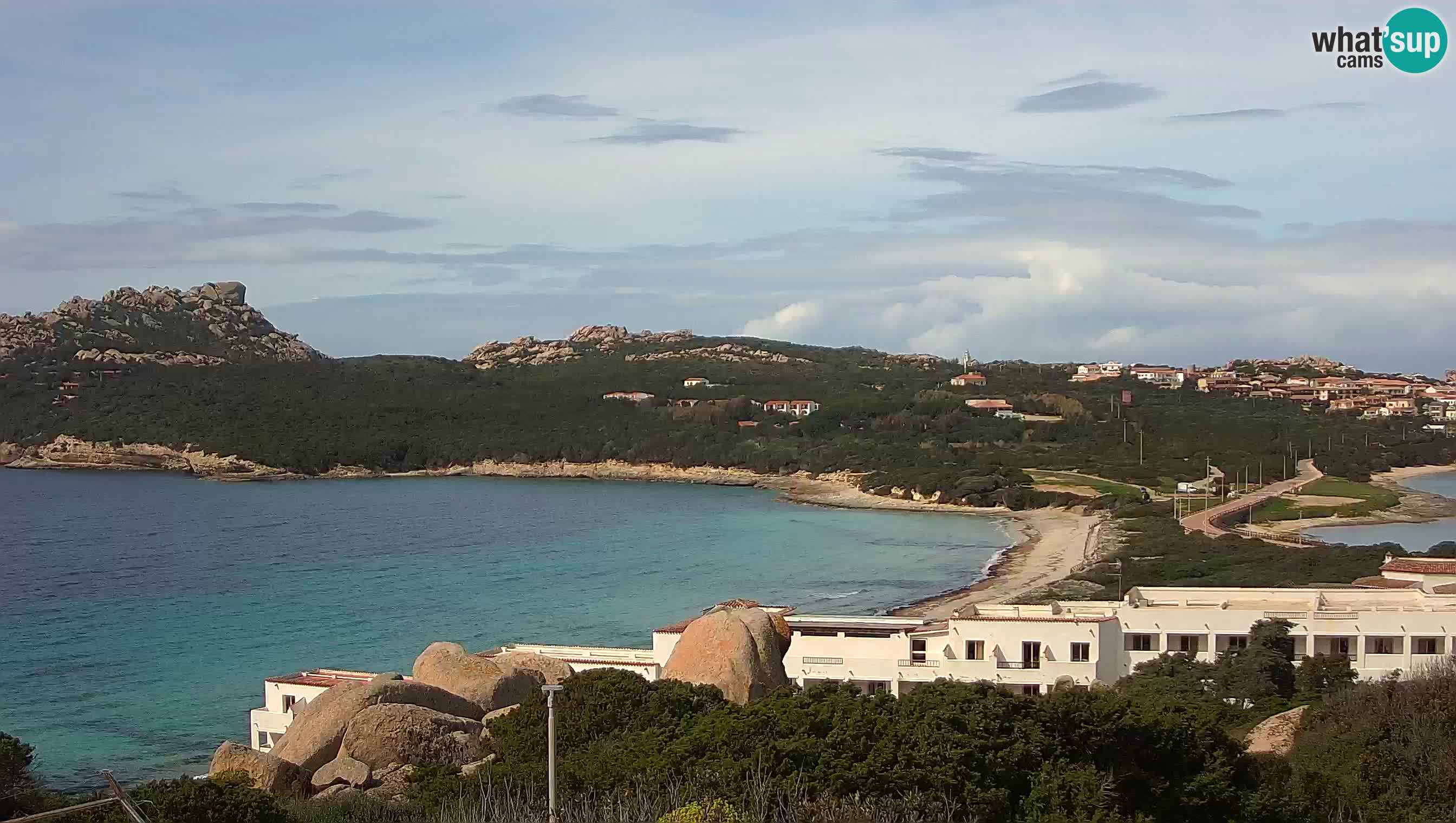 Webcam en vivo Capo Testa la playa de 2 mar – Santa Teresa Gallura – livecam Sardinia