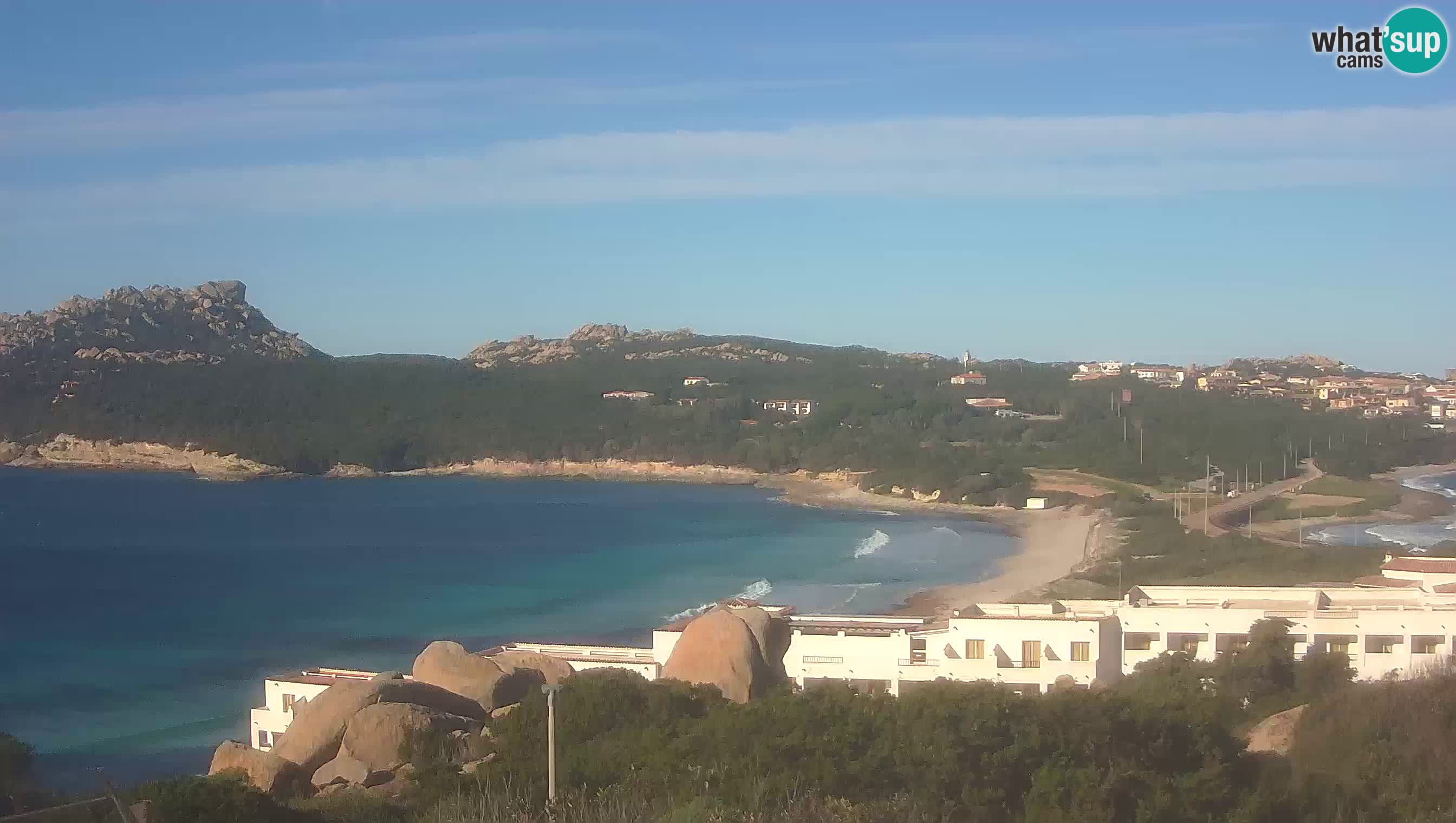 Live Webcam Capo Testa the beach of 2 sea – Santa Teresa Gallura – livecam Sardinia