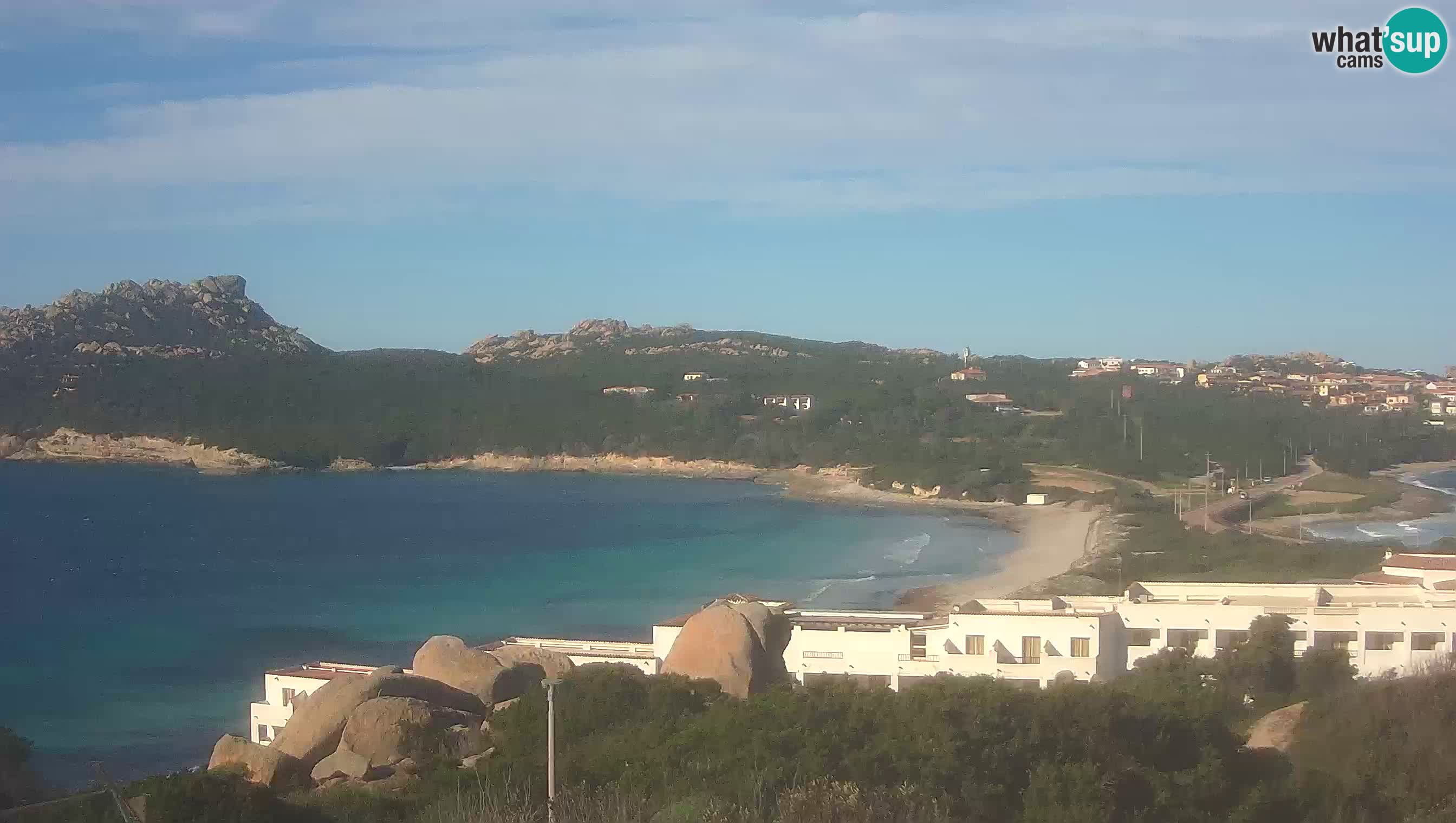 Webcam en vivo Capo Testa la playa de 2 mar – Santa Teresa Gallura – livecam Sardinia