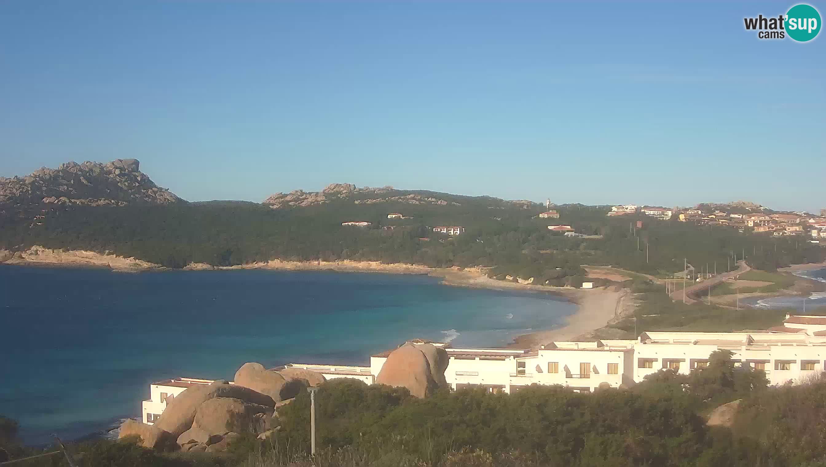 Live Webcam Capo Testa la spiaggia dei due mari – Santa Teresa Gallura – livecam Sardegna