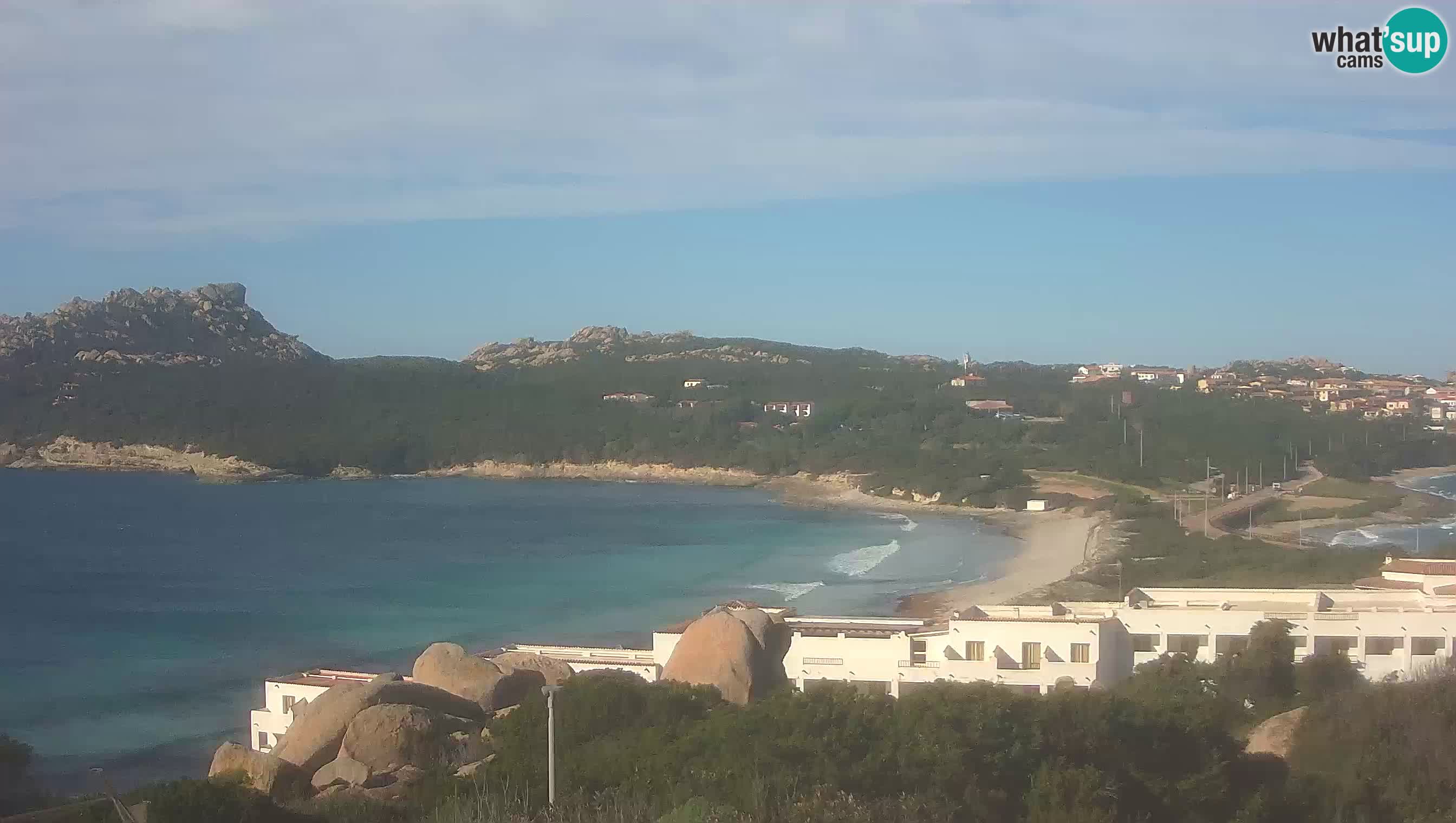 Live Webcam Capo Testa la plage de 2 mer – Santa Teresa Gallura – livecam Sardaigne