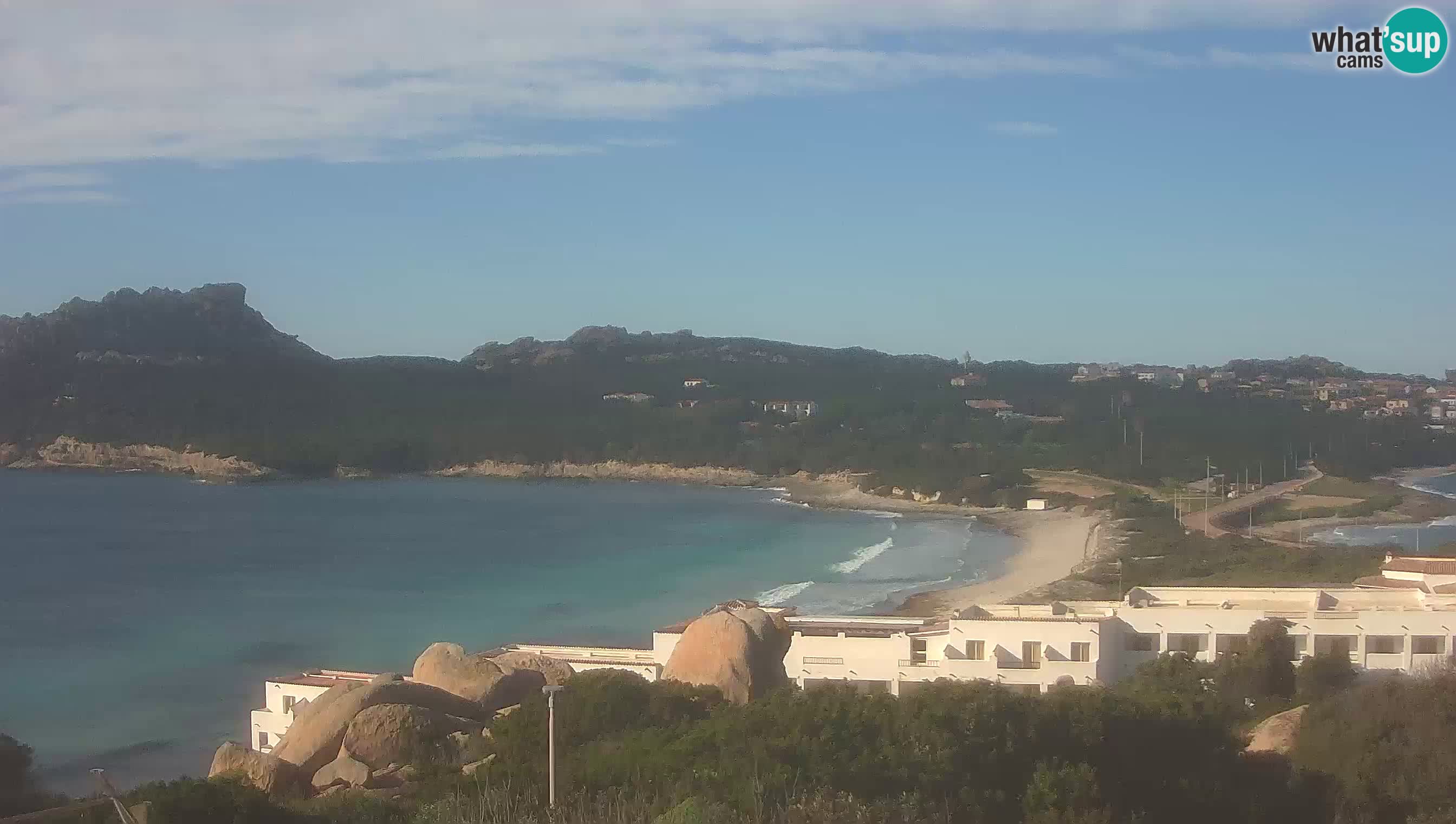 Live Webcam Capo Testa the beach of 2 sea – Santa Teresa Gallura – livecam Sardinia