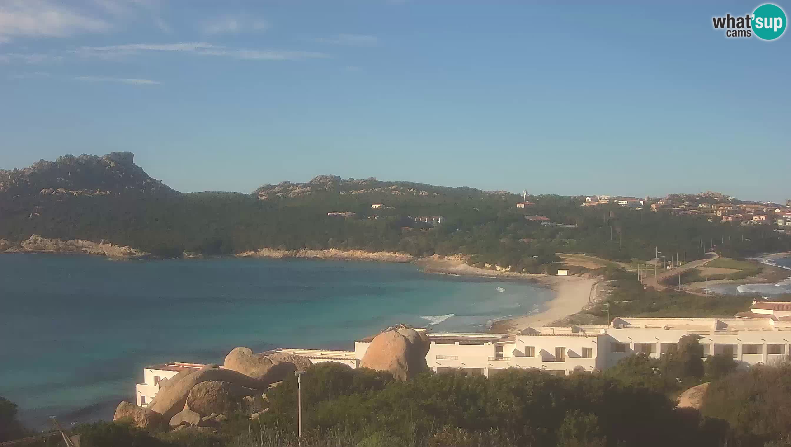 Webcam en vivo Capo Testa la playa de 2 mar – Santa Teresa Gallura – livecam Sardinia