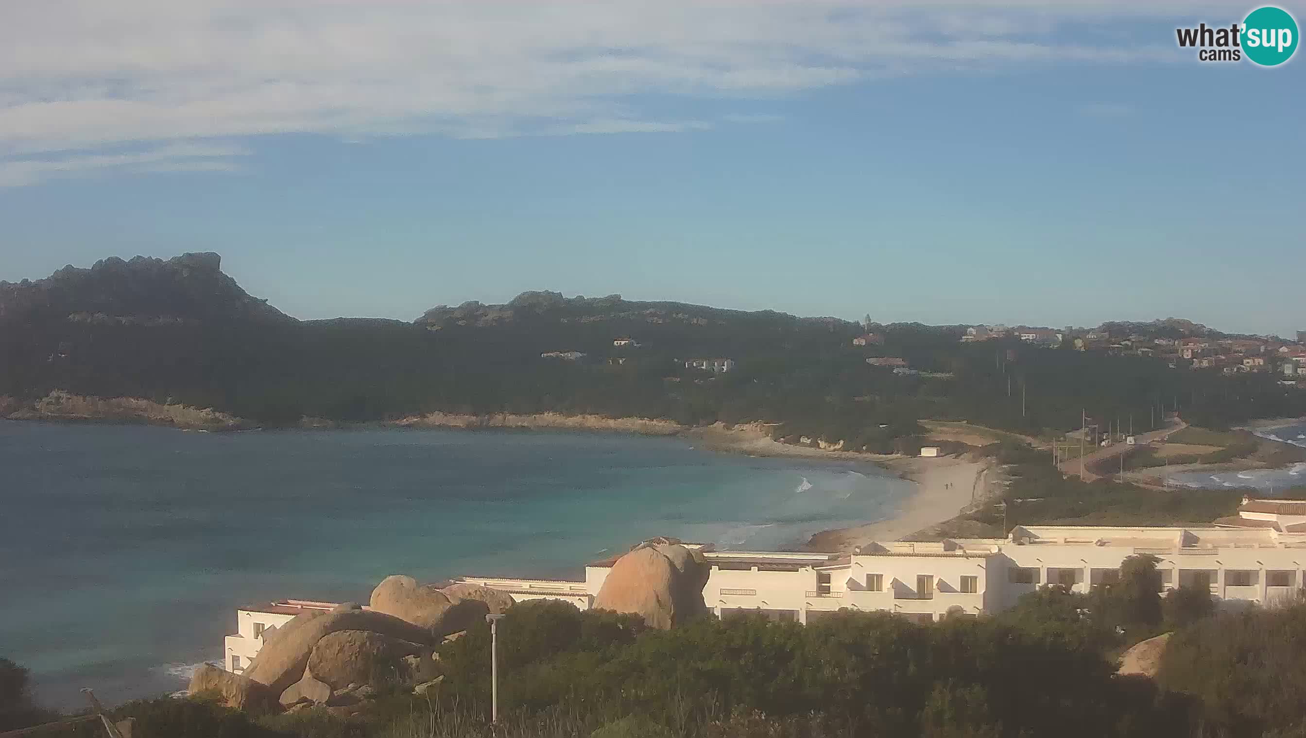 Live Webcam Capo Testa der Strand von 2 Meer – Santa Teresa Gallura – livecam Sardinien