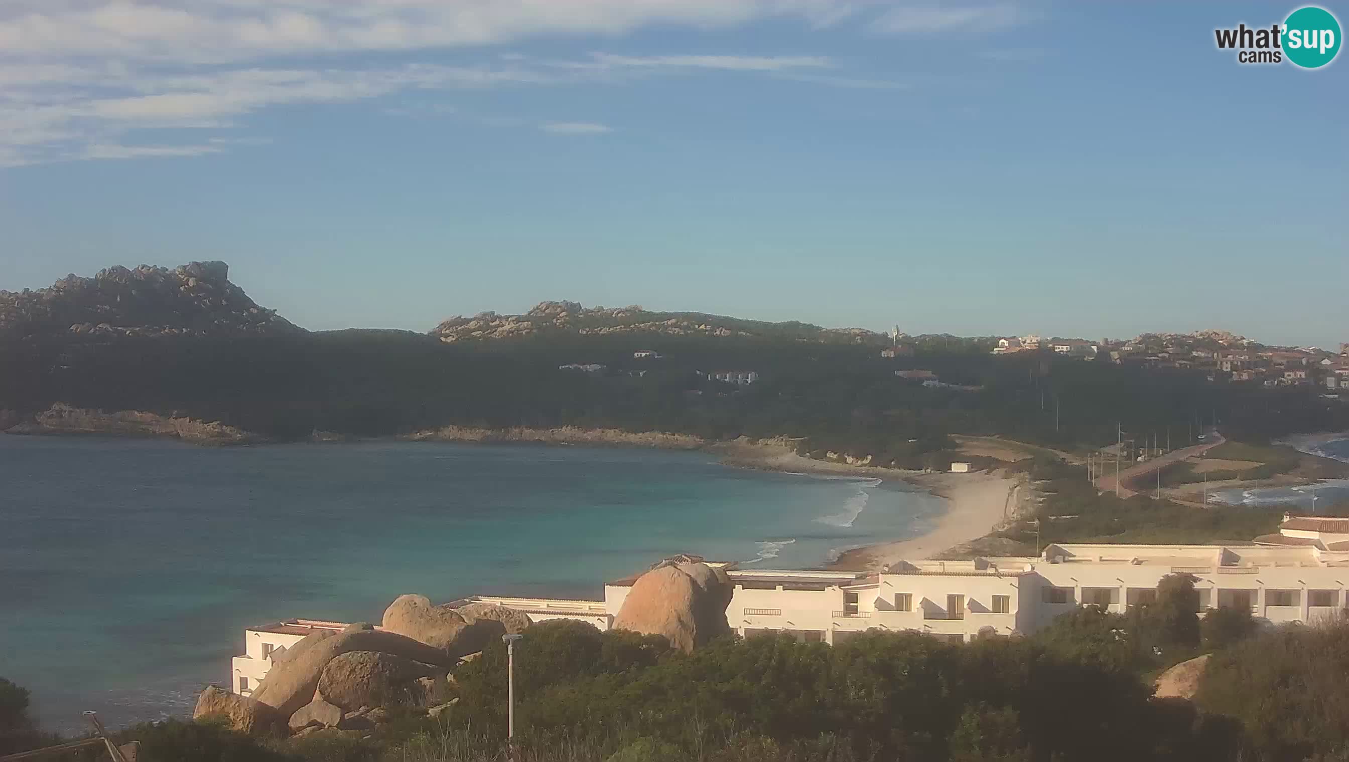 Live Webcam Capo Testa the beach of 2 sea – Santa Teresa Gallura – livecam Sardinia