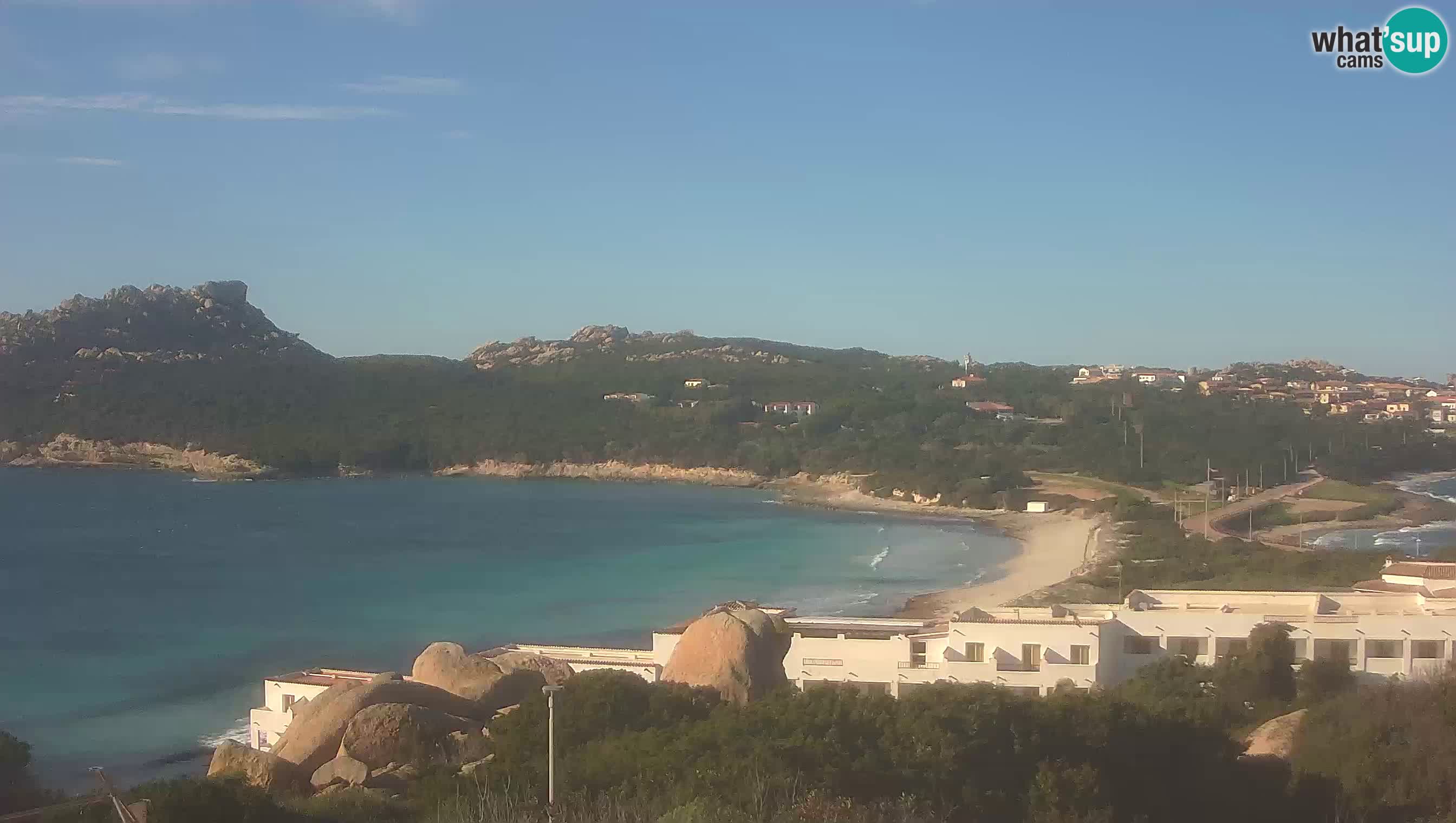 Live Webcam Capo Testa la plage de 2 mer – Santa Teresa Gallura – livecam Sardaigne