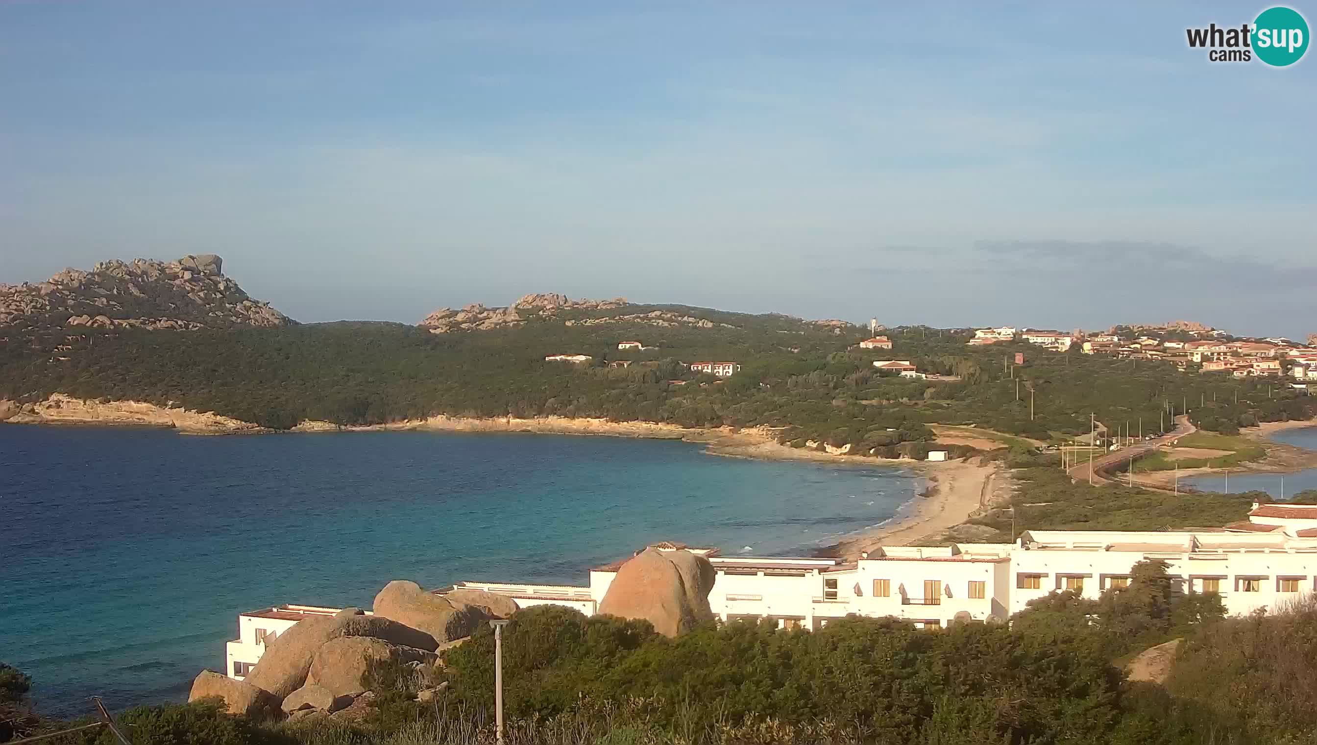 Spletna kamera v živo Capo Testa plaža dveh morij – Santa Teresa Gallura – Sardinija