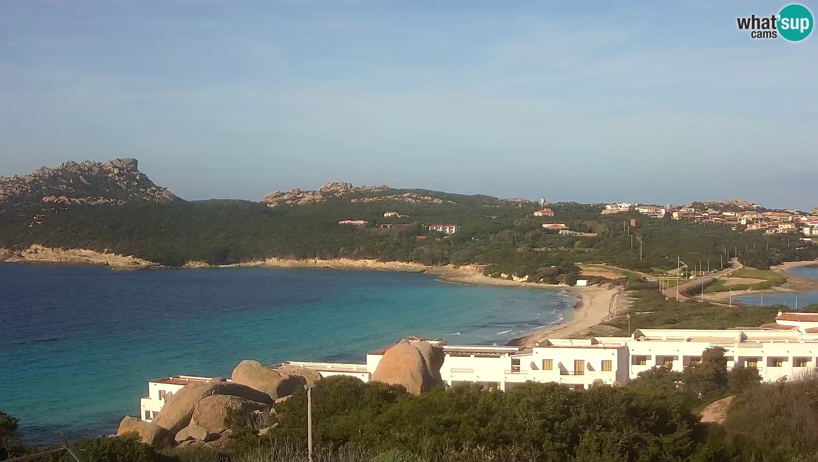 Webcam en vivo Capo Testa la playa de 2 mar – Santa Teresa Gallura – livecam Sardinia