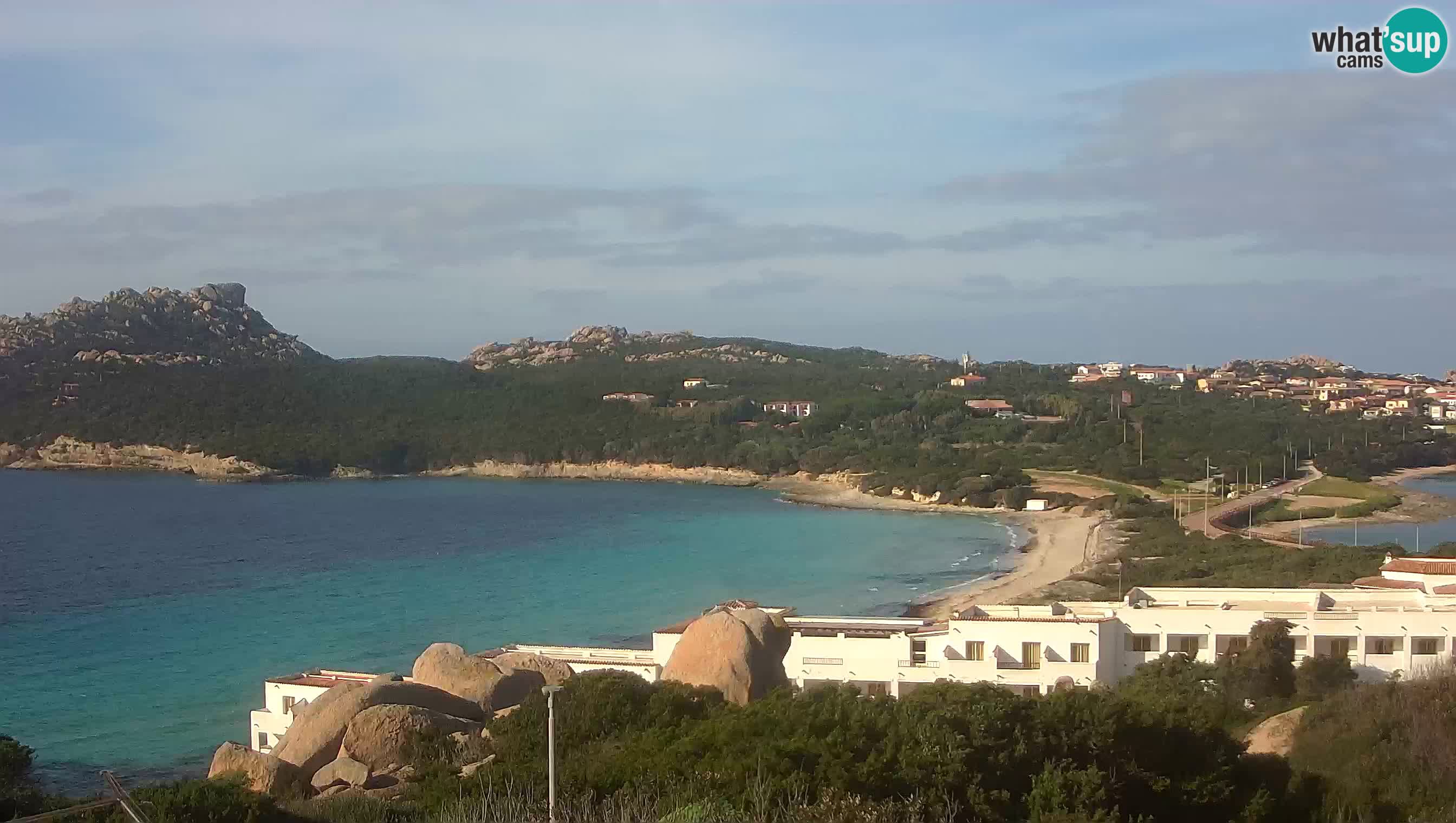 Live Webcam Capo Testa der Strand von 2 Meer – Santa Teresa Gallura – livecam Sardinien