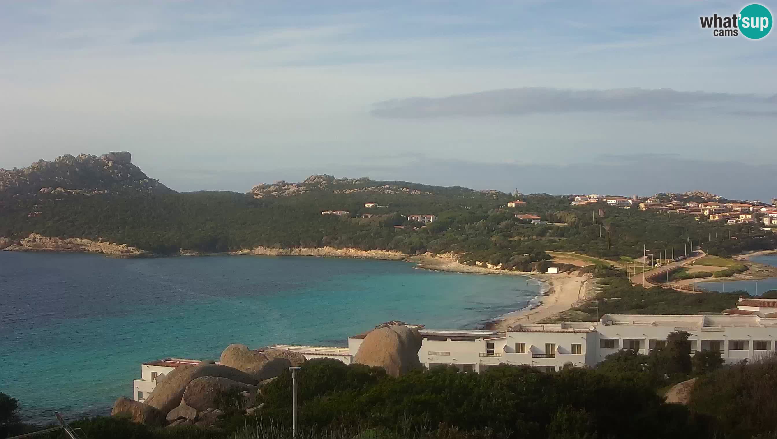 Webcam en vivo Capo Testa la playa de 2 mar – Santa Teresa Gallura – livecam Sardinia