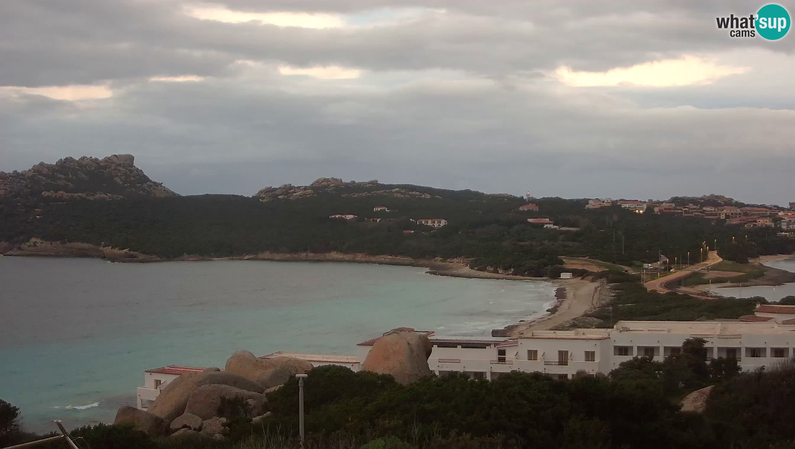 Live Webcam Capo Testa der Strand von 2 Meer – Santa Teresa Gallura – livecam Sardinien