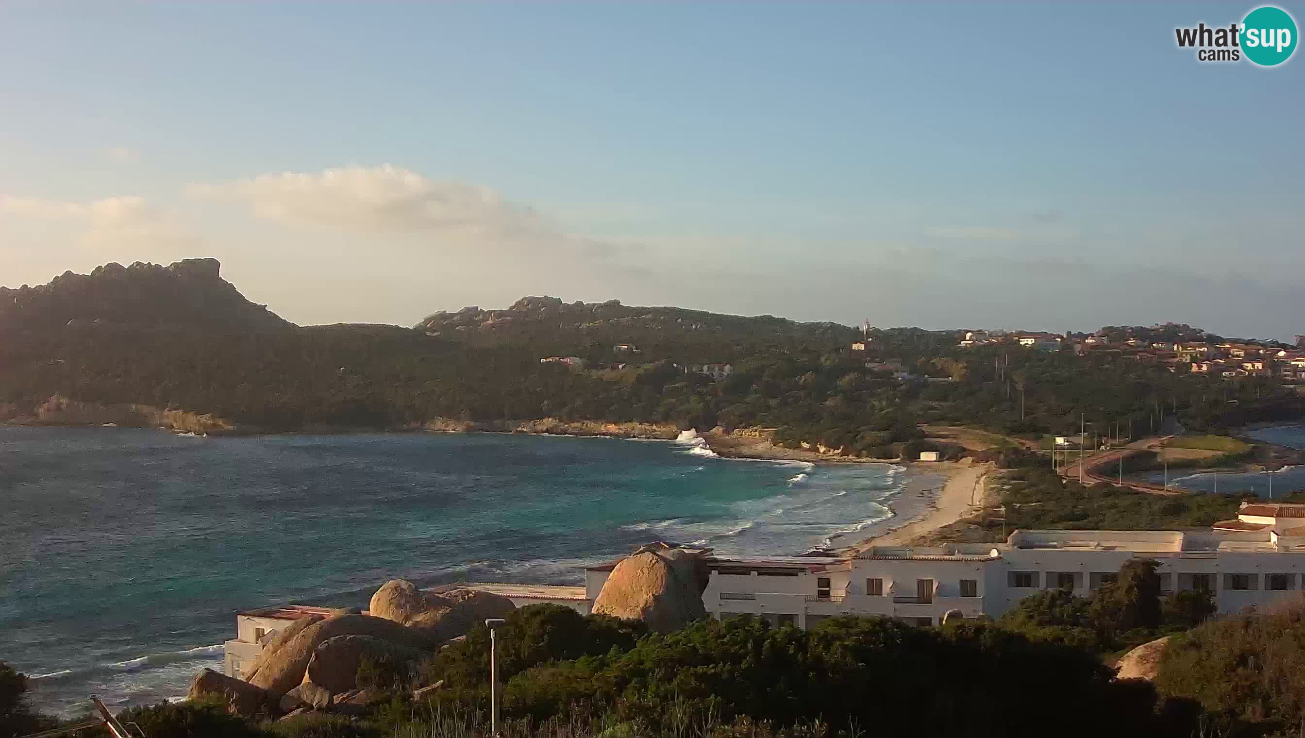 Live Webcam Capo Testa der Strand von 2 Meer – Santa Teresa Gallura – livecam Sardinien