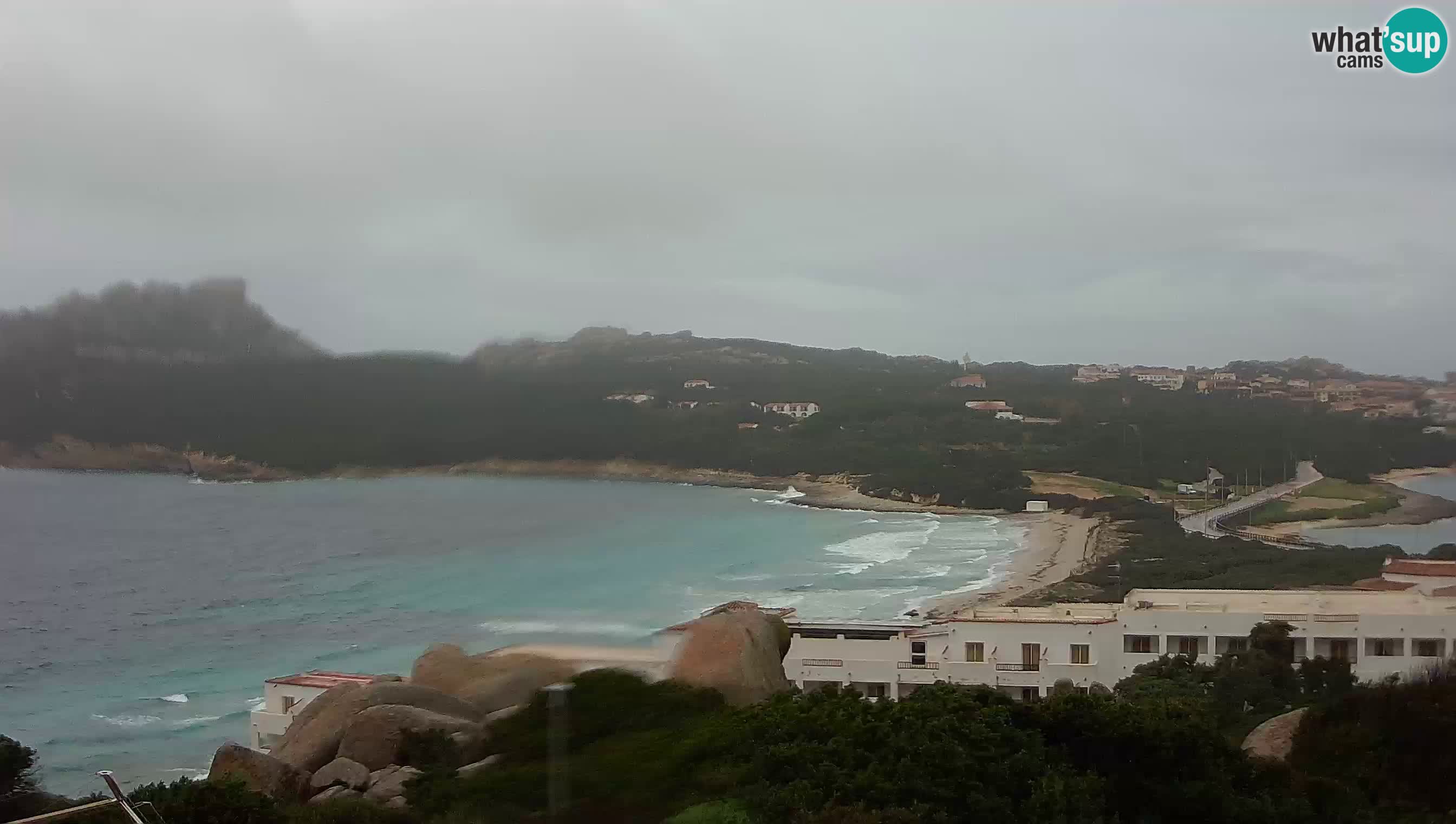 Live Webcam Capo Testa the beach of 2 sea – Santa Teresa Gallura – livecam Sardinia