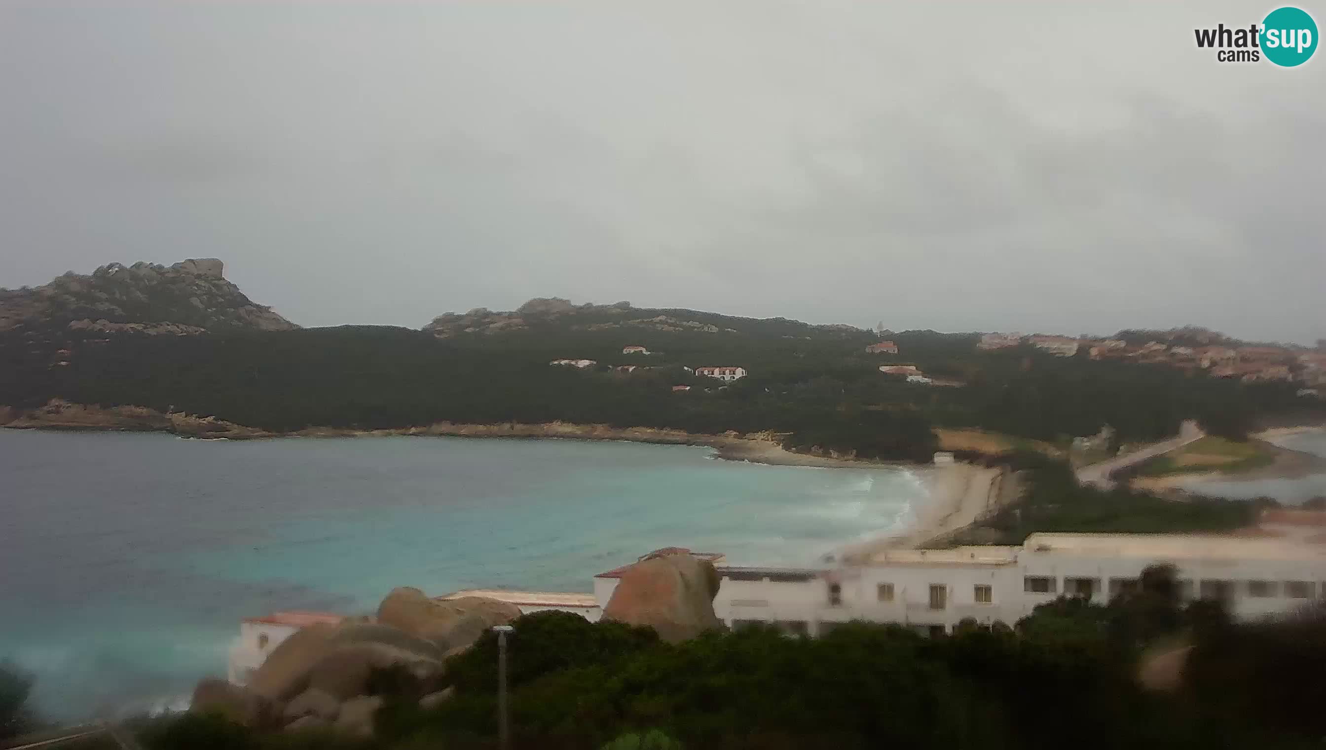 Live Webcam Capo Testa la plage de 2 mer – Santa Teresa Gallura – livecam Sardaigne