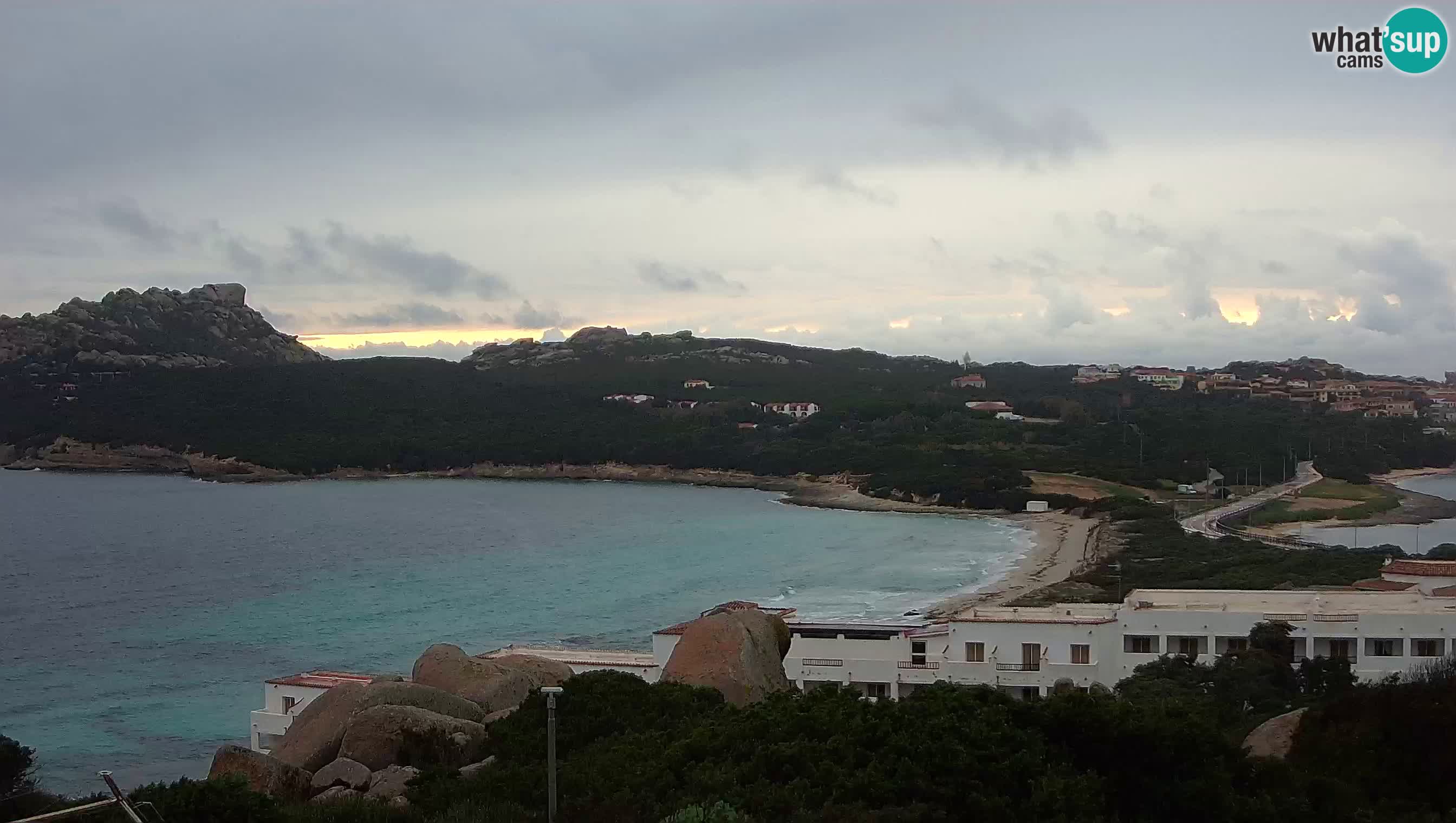 Live Webcam Capo Testa the beach of 2 sea – Santa Teresa Gallura – livecam Sardinia