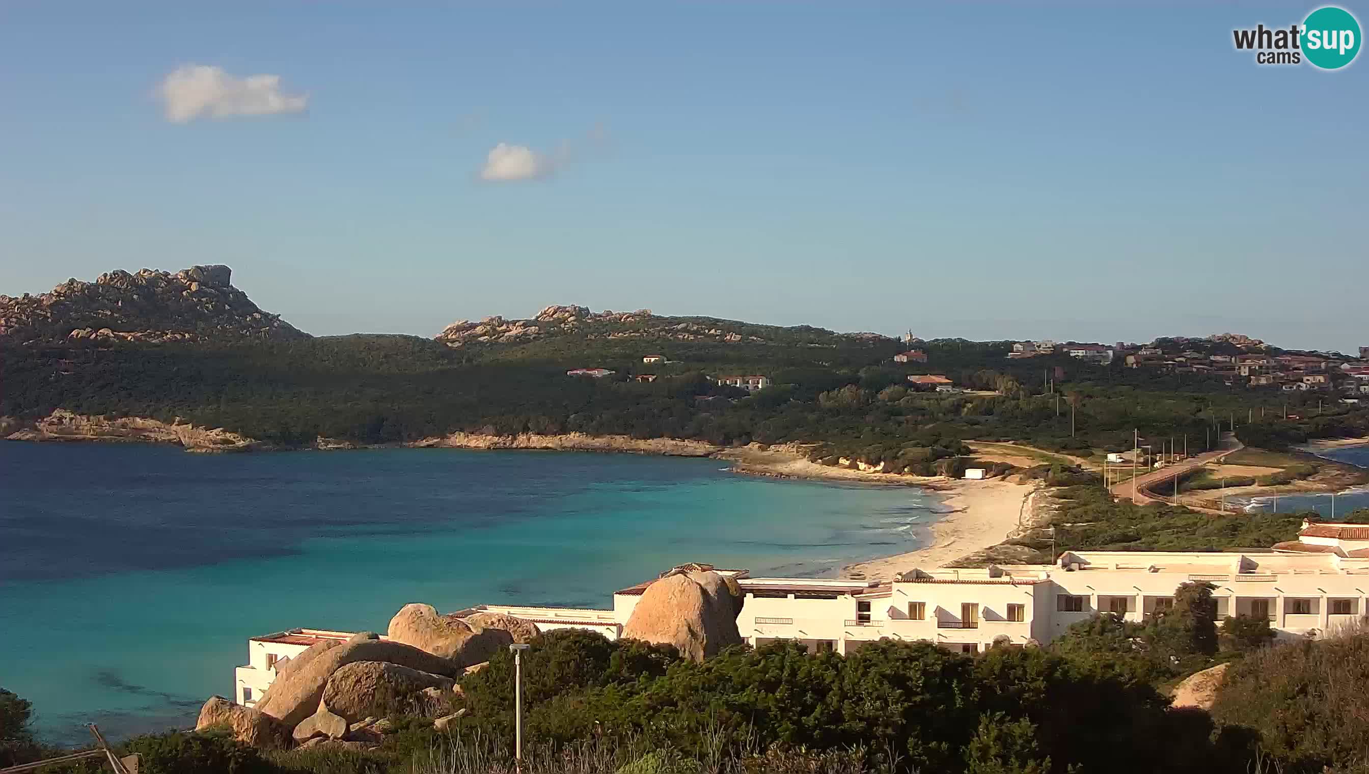 Live Webcam Capo Testa the beach of 2 sea – Santa Teresa Gallura – livecam Sardinia