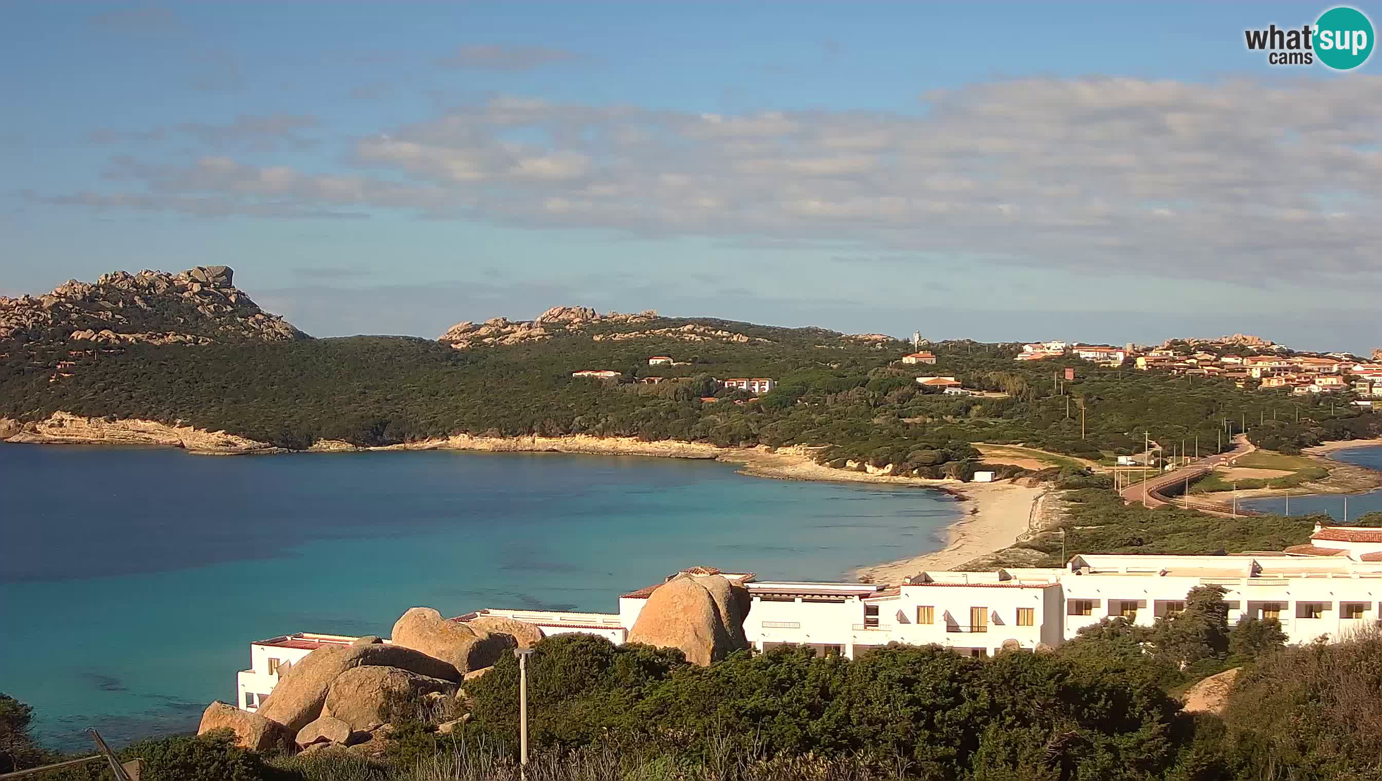 Live Webcam Capo Testa the beach of 2 sea – Santa Teresa Gallura – livecam Sardinia