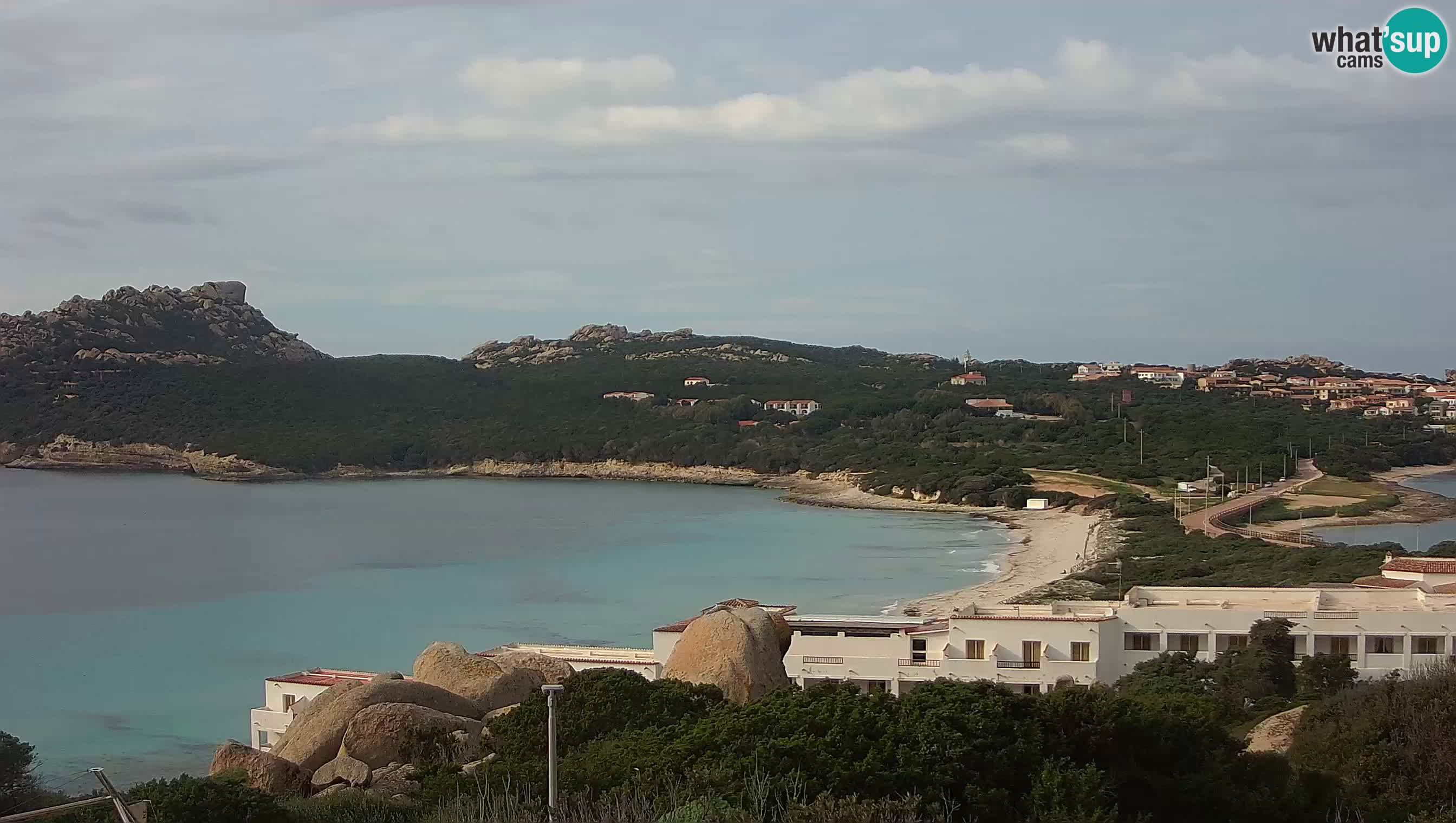 Live Webcam Capo Testa the beach of 2 sea – Santa Teresa Gallura – livecam Sardinia