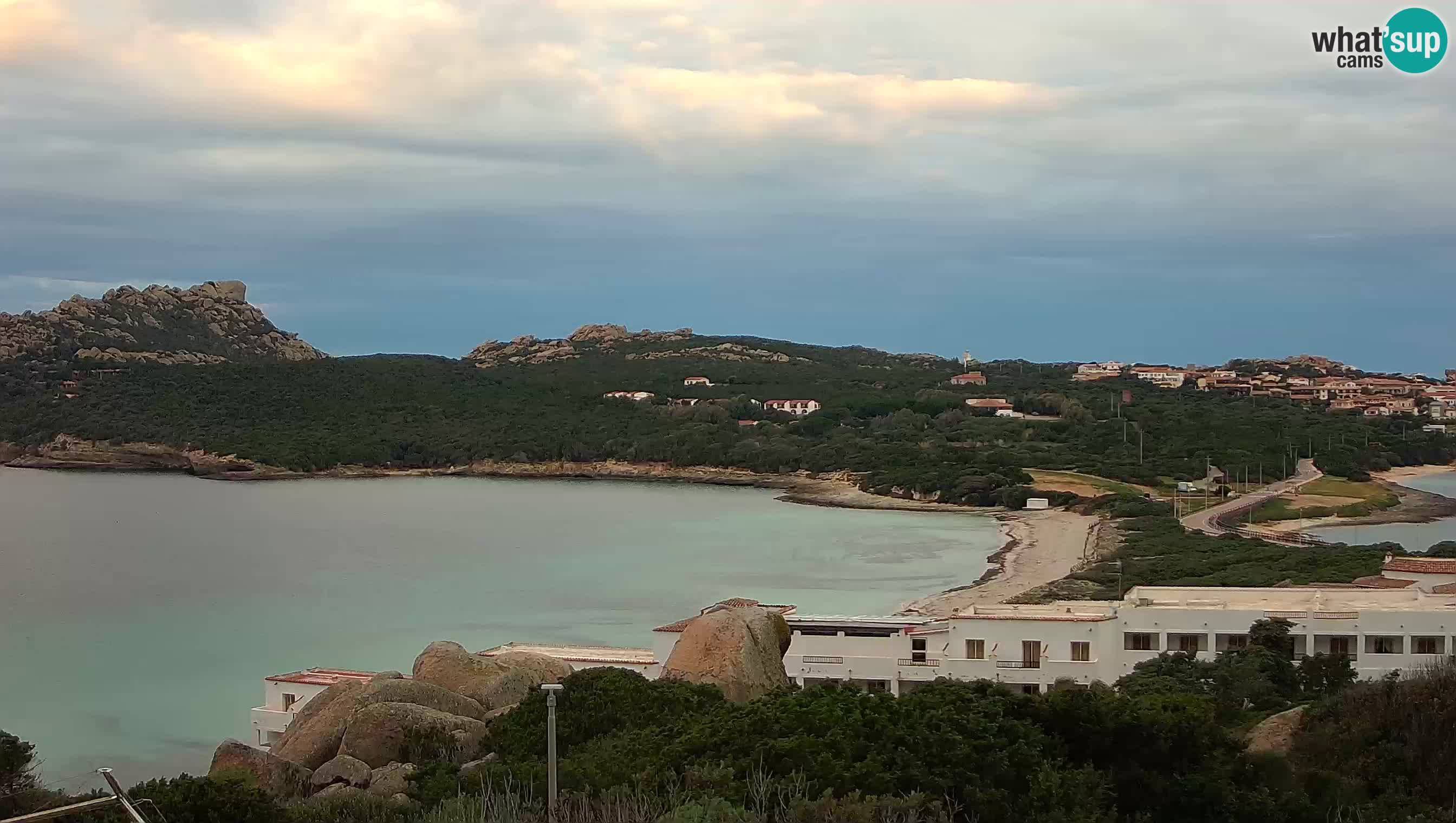 Spletna kamera v živo Capo Testa plaža dveh morij – Santa Teresa Gallura – Sardinija