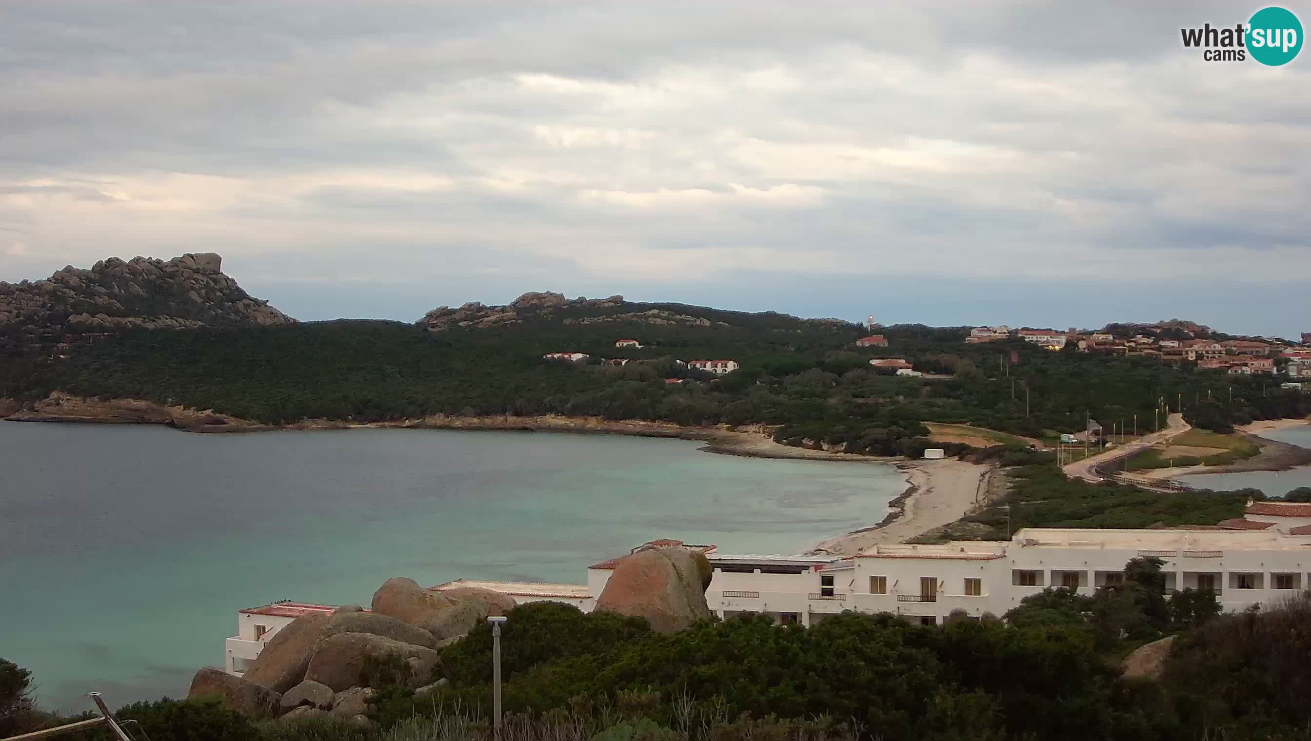 Live Webcam Capo Testa der Strand von 2 Meer – Santa Teresa Gallura – livecam Sardinien