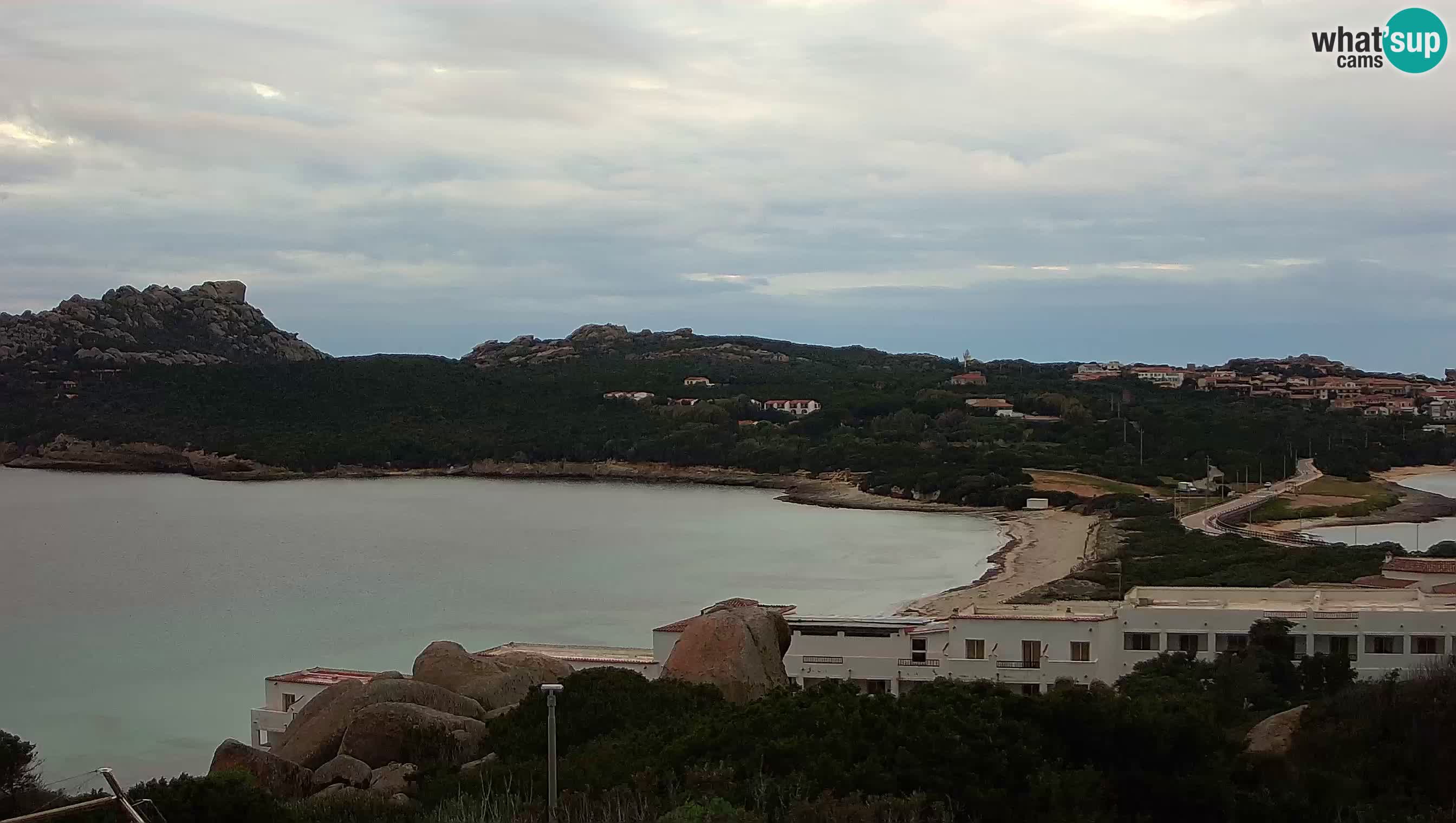 Live Webcam Capo Testa der Strand von 2 Meer – Santa Teresa Gallura – livecam Sardinien