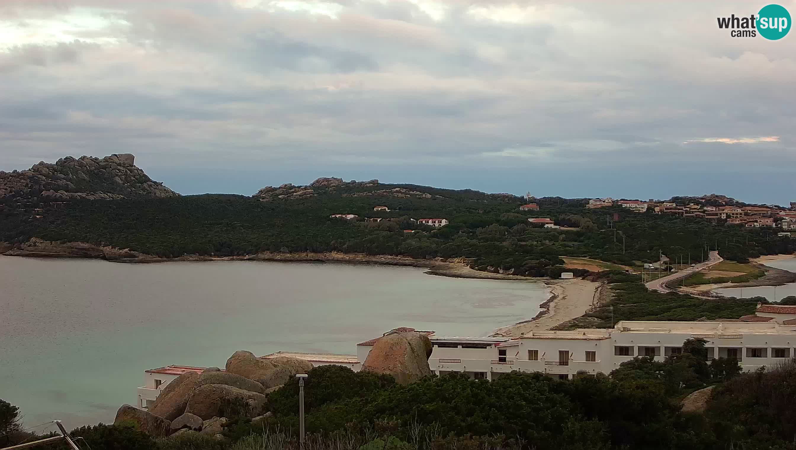 Live Webcam Capo Testa der Strand von 2 Meer – Santa Teresa Gallura – livecam Sardinien